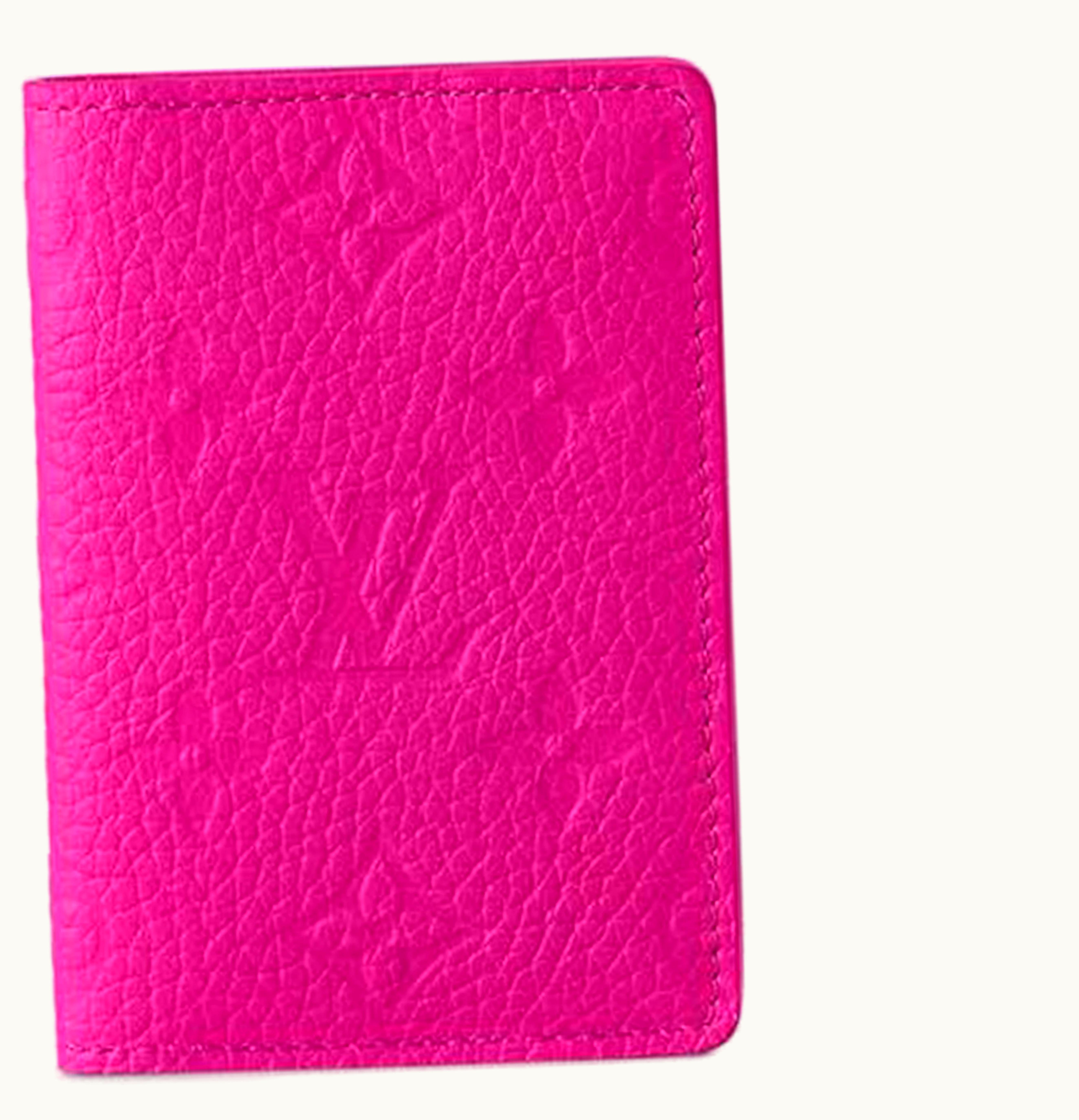 Louis Vuitton Louis Vuitton Pocket Organizer Taurillon Colormania Fuchsia