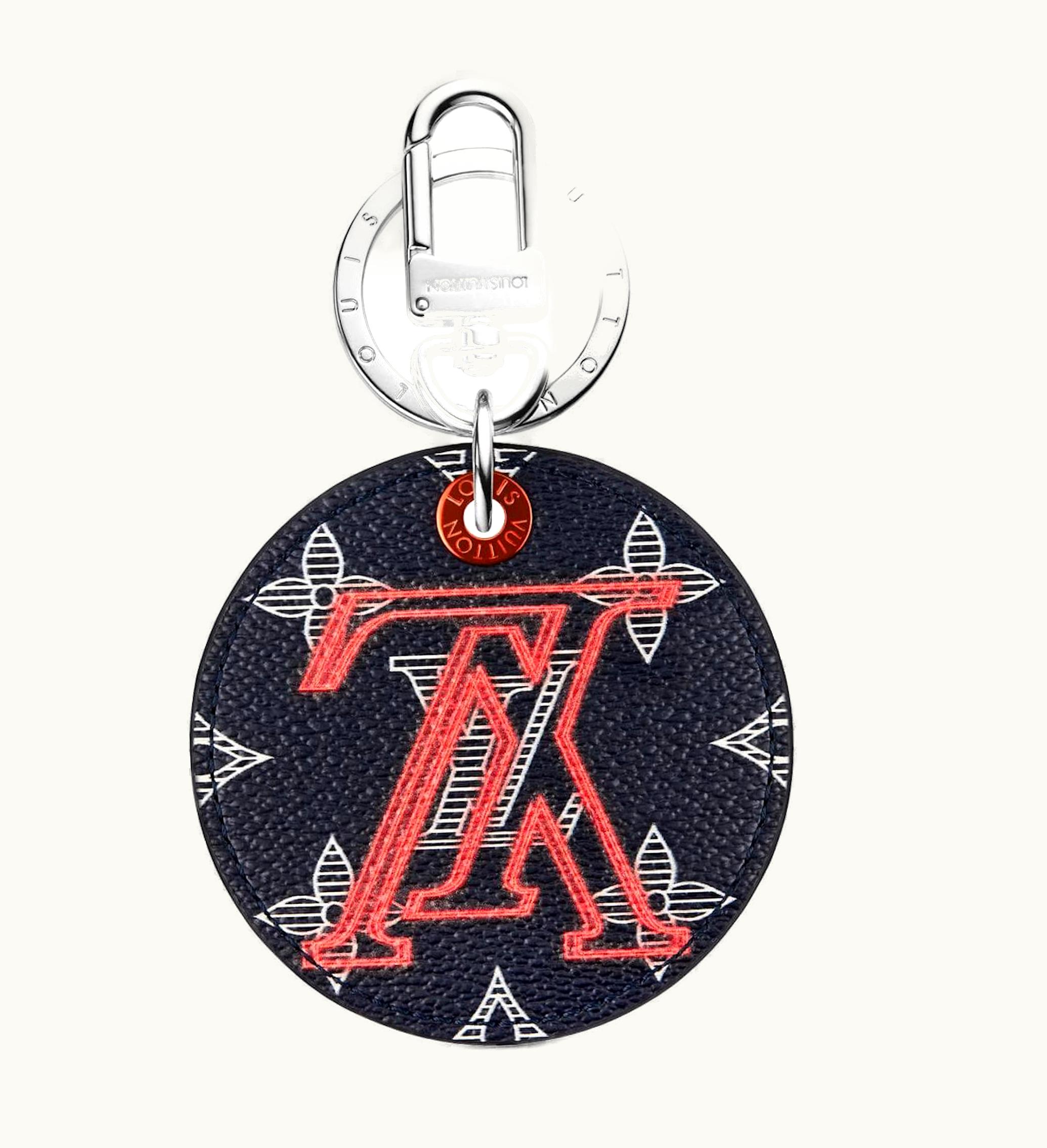 Louis Vuitton Louis Vuitton Illustre Bag Charm And Key Holder Monogram Upside Down Ink Navy 1