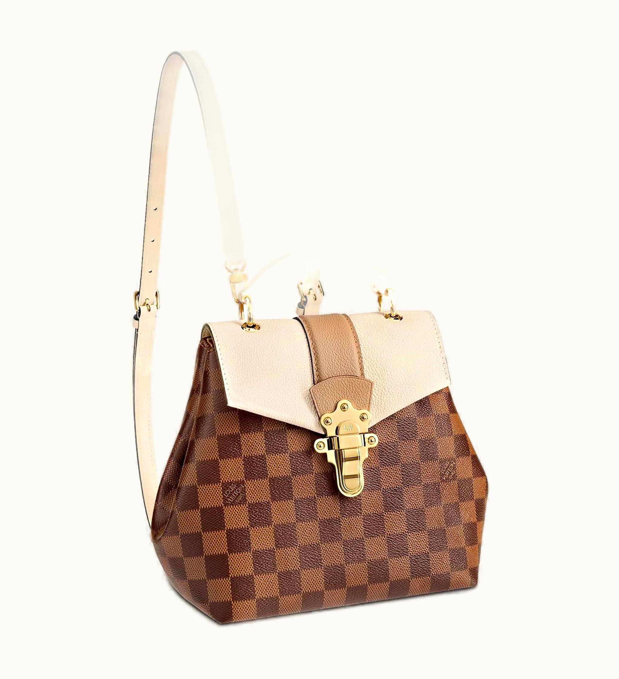Louis Vuitton Louis Vuitton Clapton Backpack Damier Ebene Creme