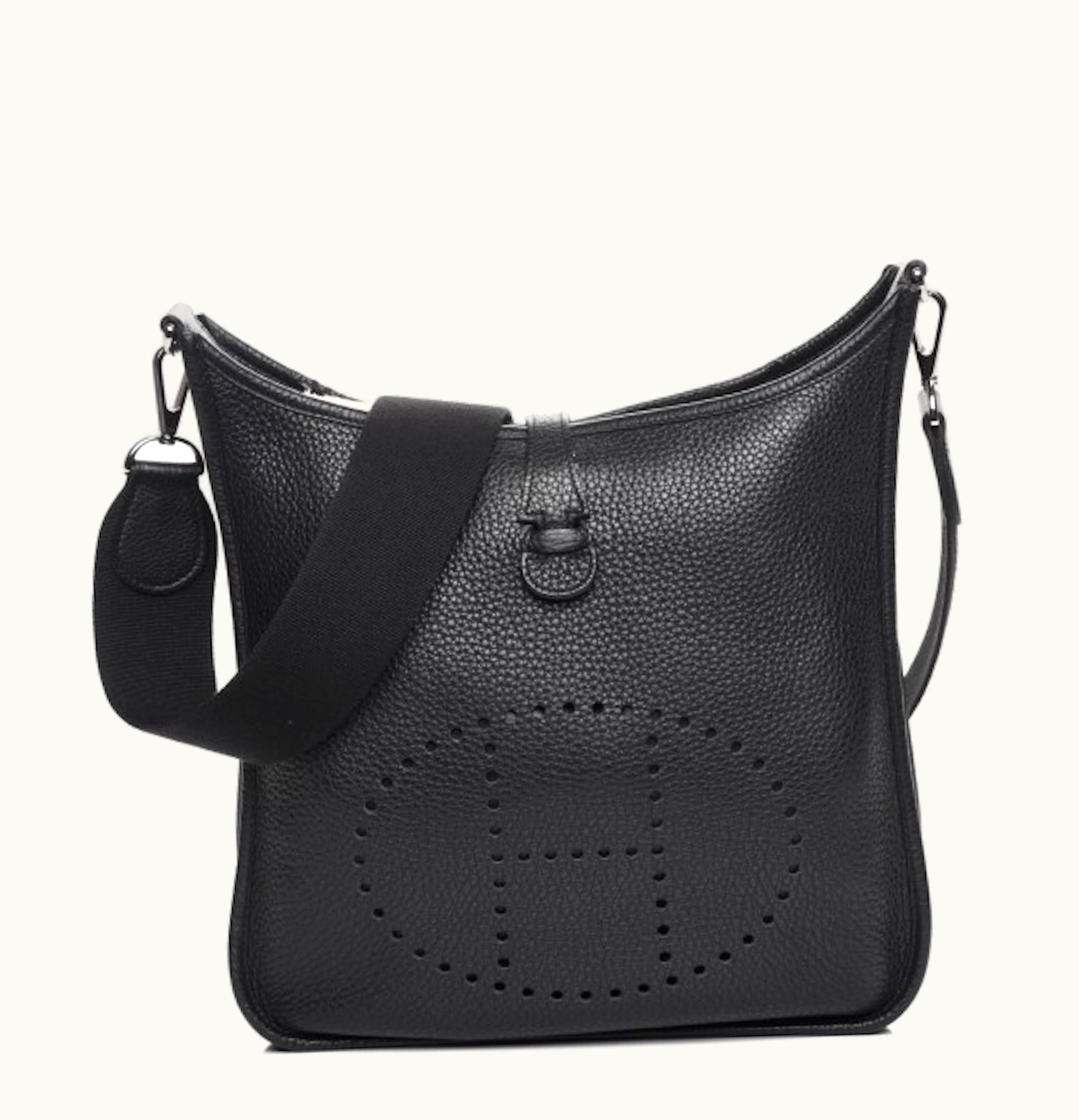 Hermes Evelyne Taurillon Clemence PM Noir