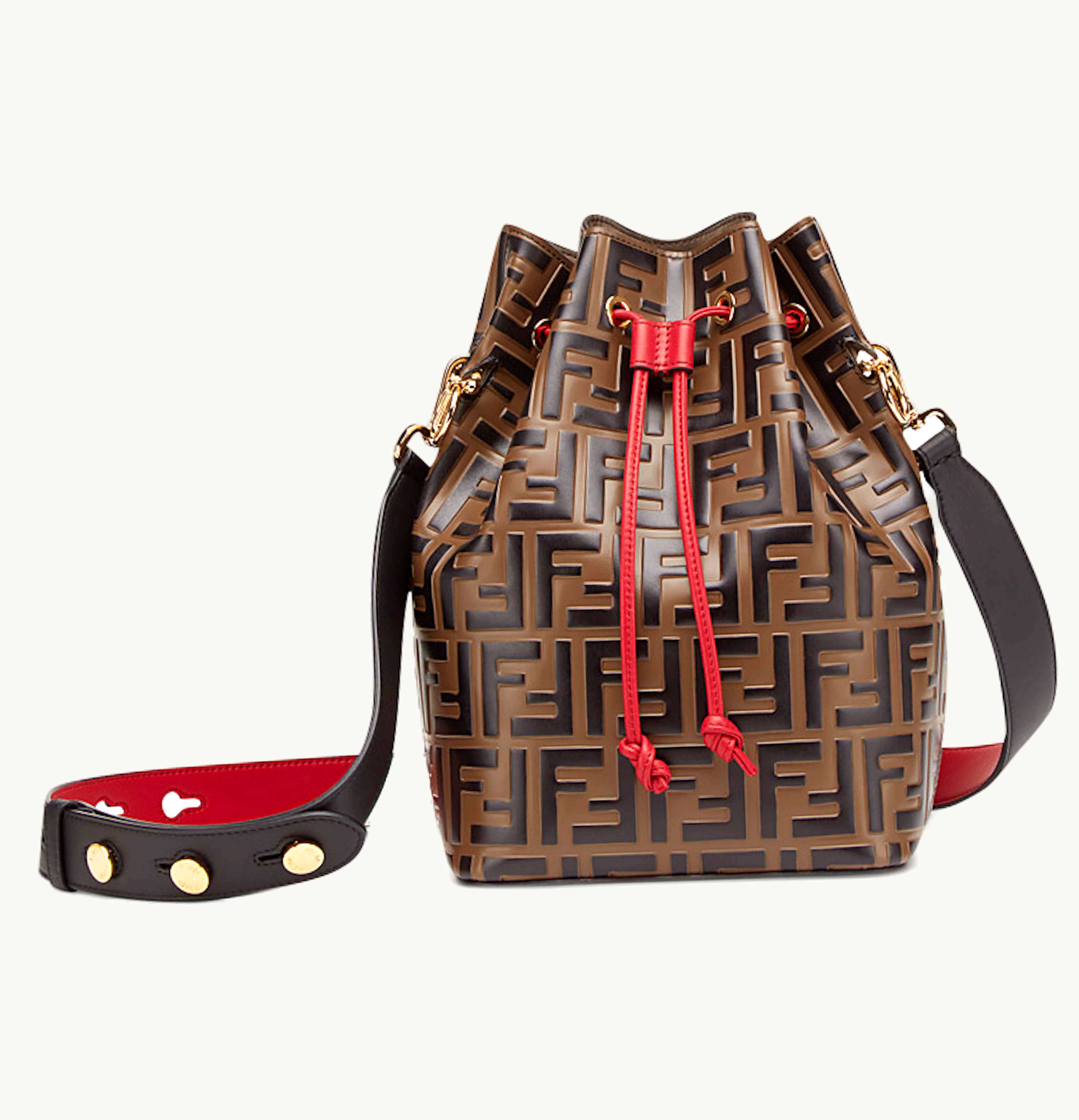 Fendi Mon Tresor Embossed FF Brown