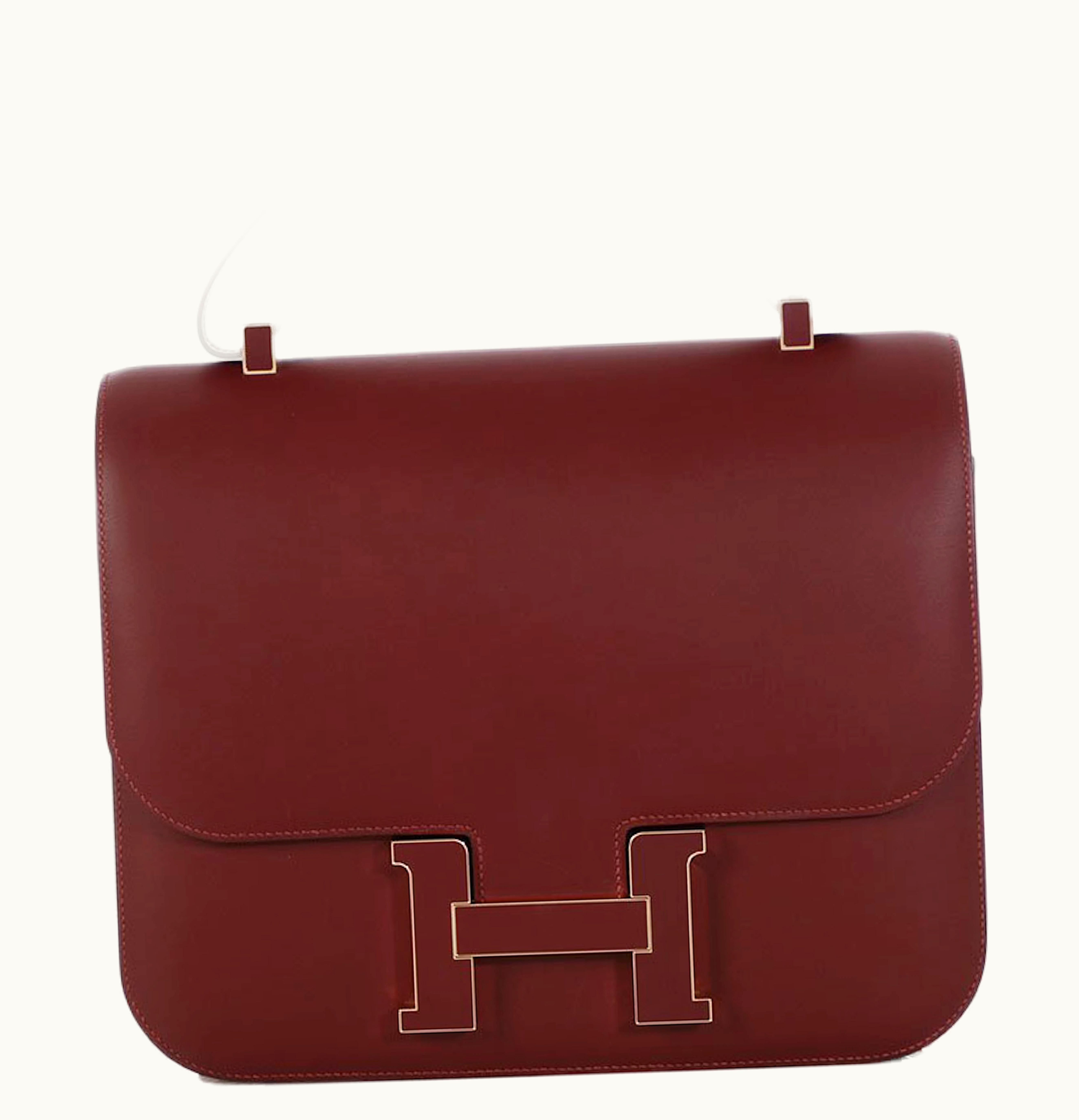 Hermes Constance Cartable Sombrero 29 Rouge H