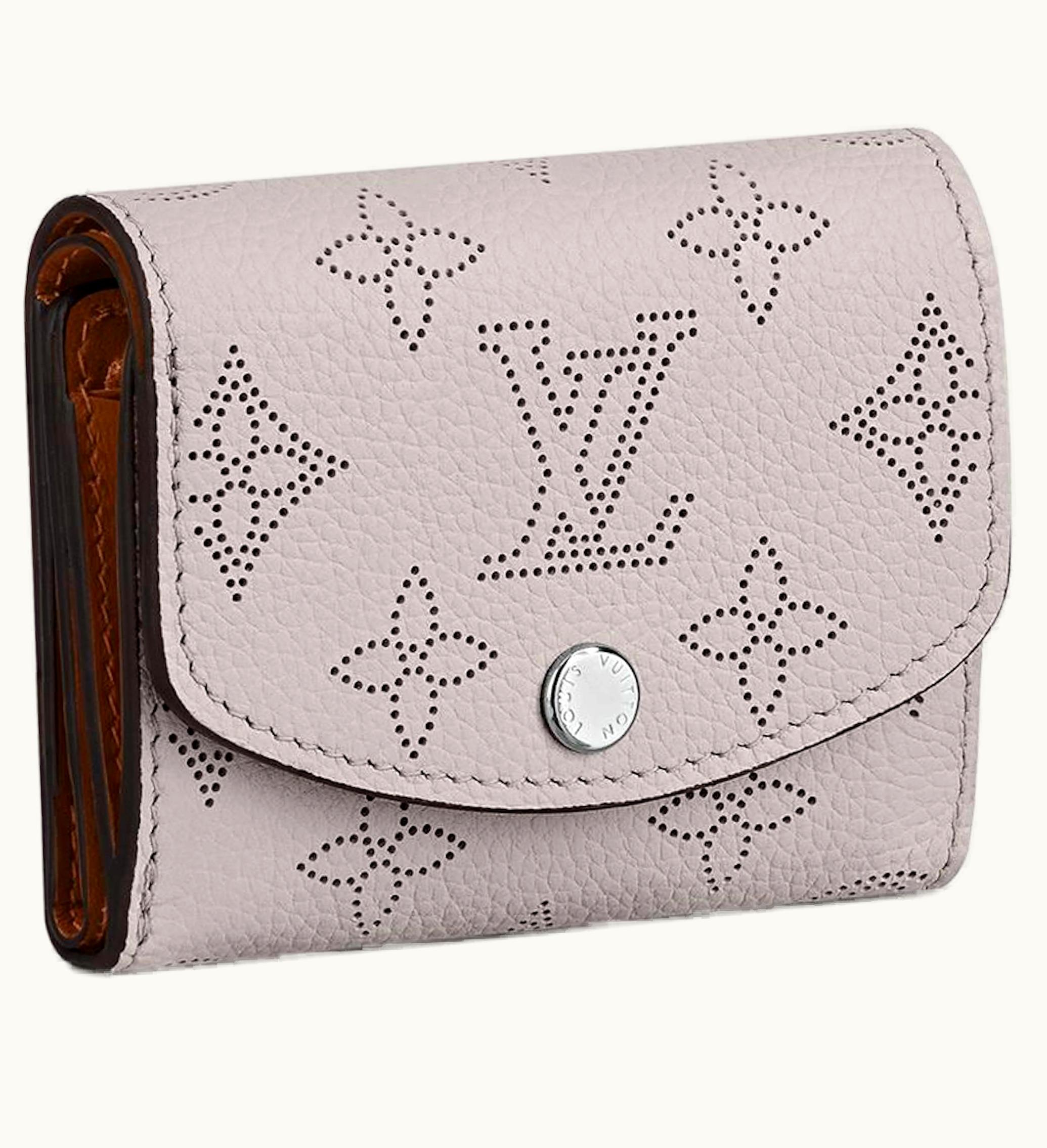 Louis Vuitton Louis Vuitton Iris Wallet Monogram Mahina XS Brume Grey