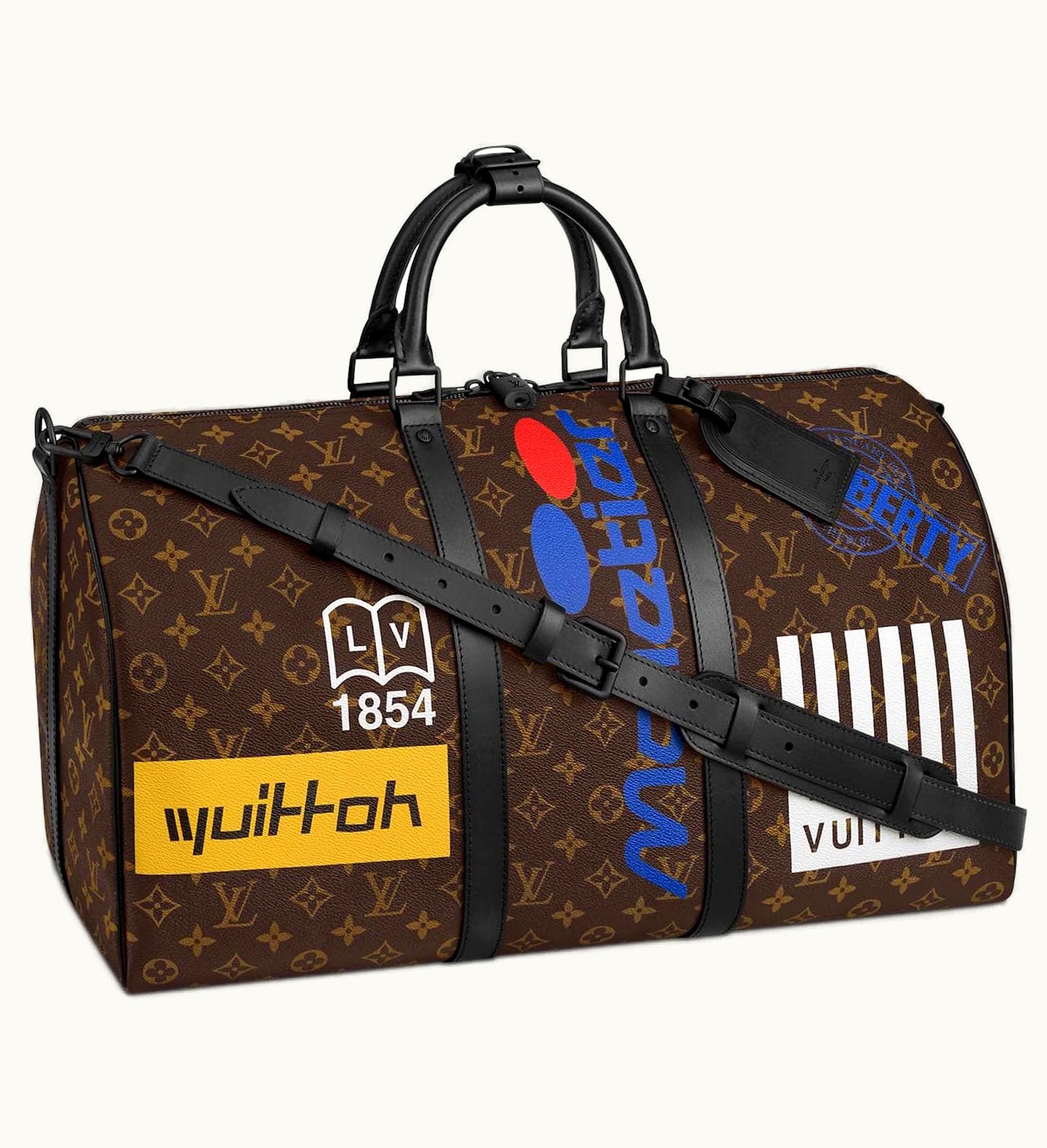 Louis Vuitton Louis Vuitton Keepall Bandouliere Monogram Logo Story 50 Brown