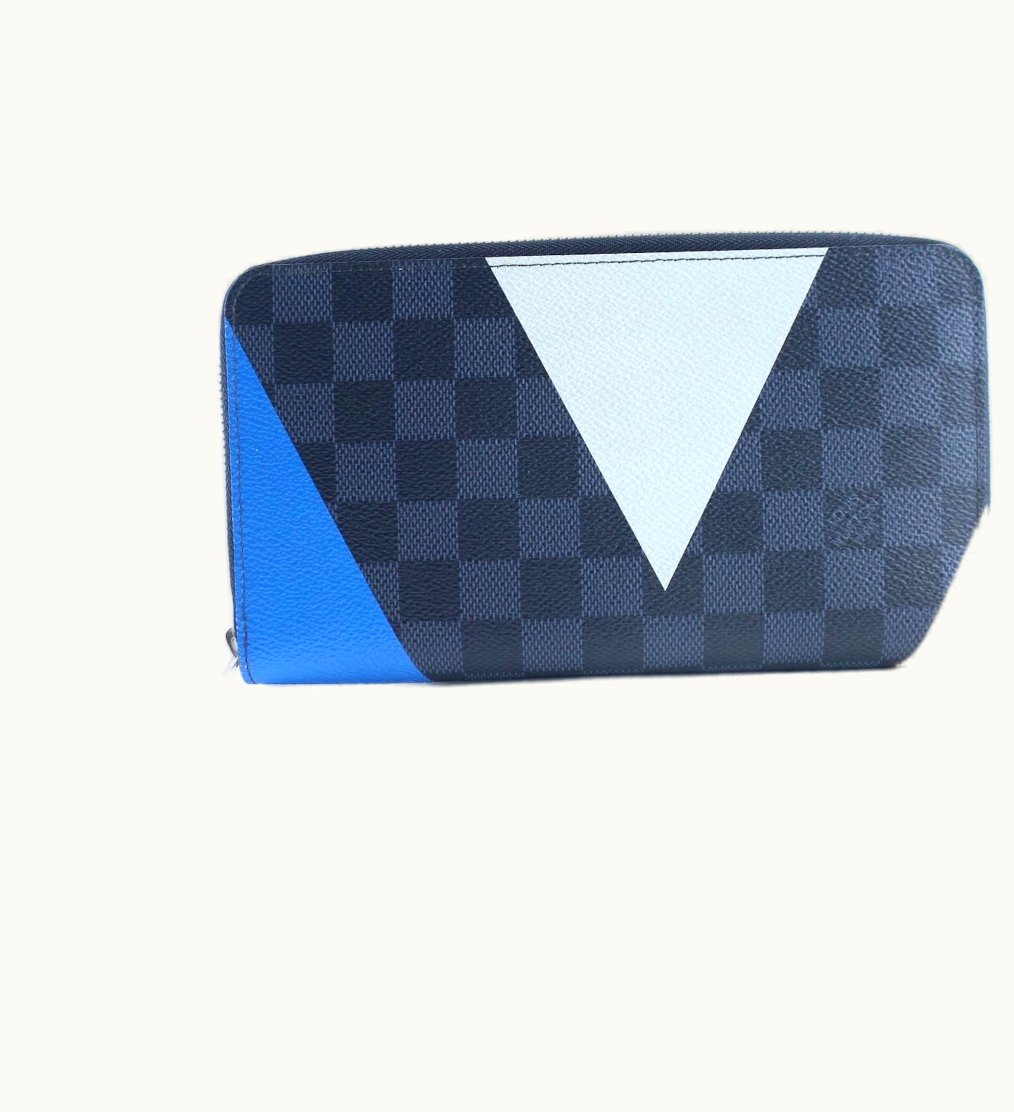 Louis Vuitton Louis Vuitton Zippy Organizer Damier Cobalt Americas Cup Regatta 2017 V Gaston Logo Blue Red White 1