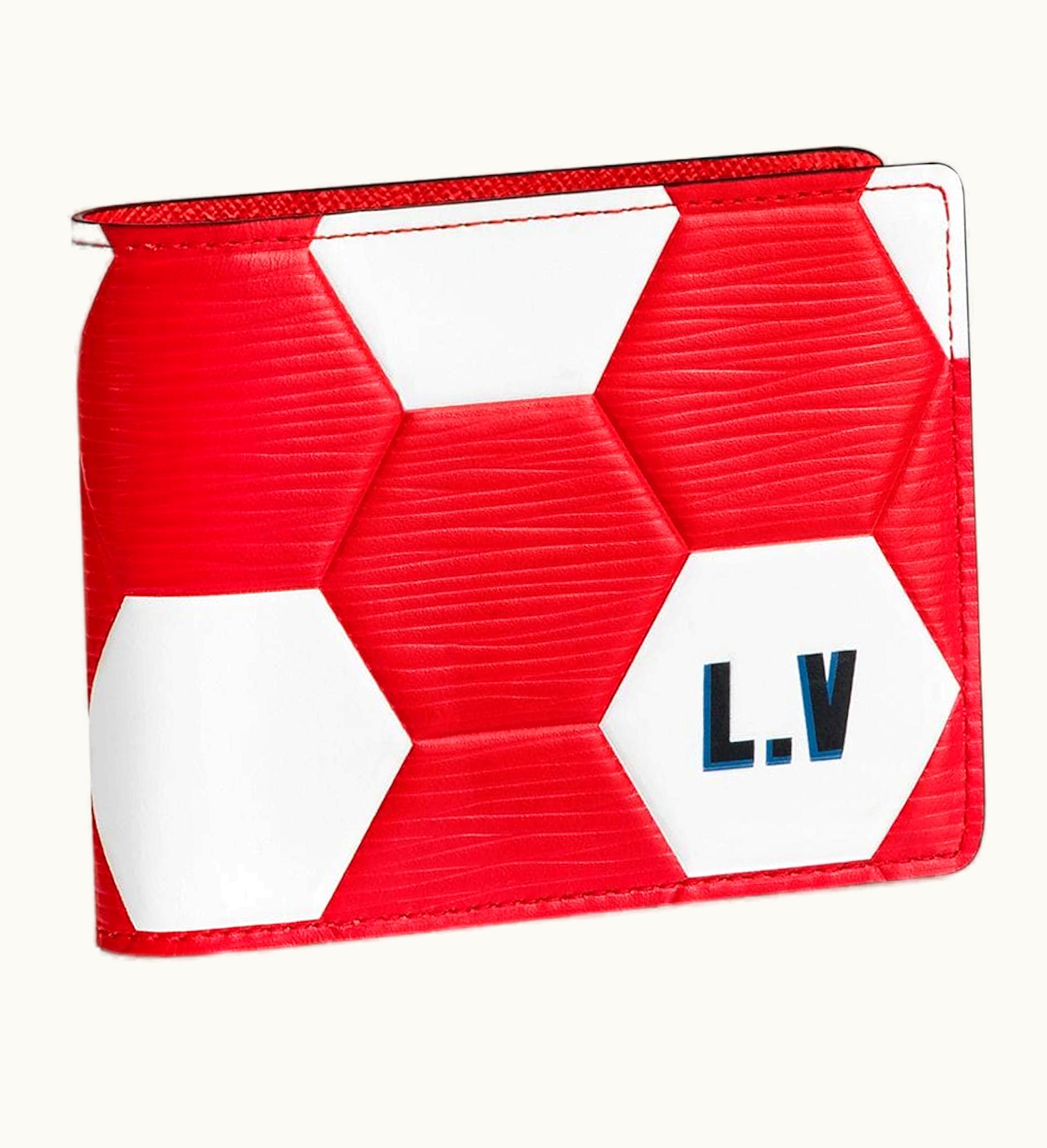 Louis Vuitton Louis Vuitton Slender Wallet Hexagonal Fifa World Cup Rouge