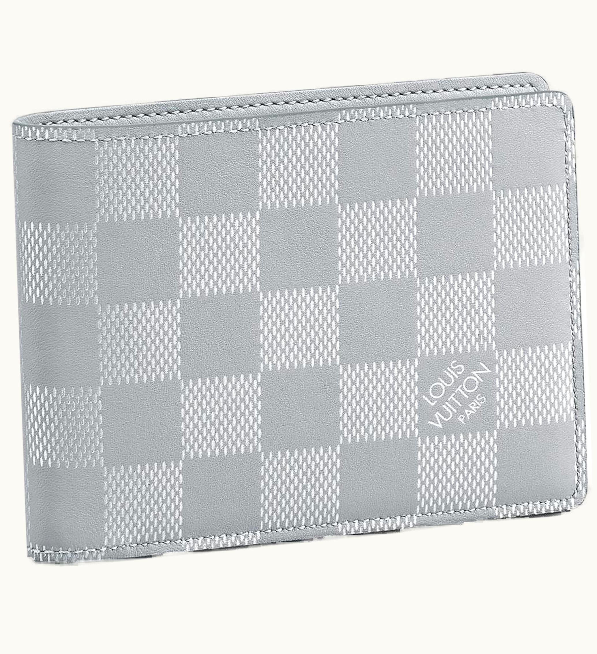 Louis Vuitton Louis Vuitton Multiple Wallet Damier Infini Gris Silver