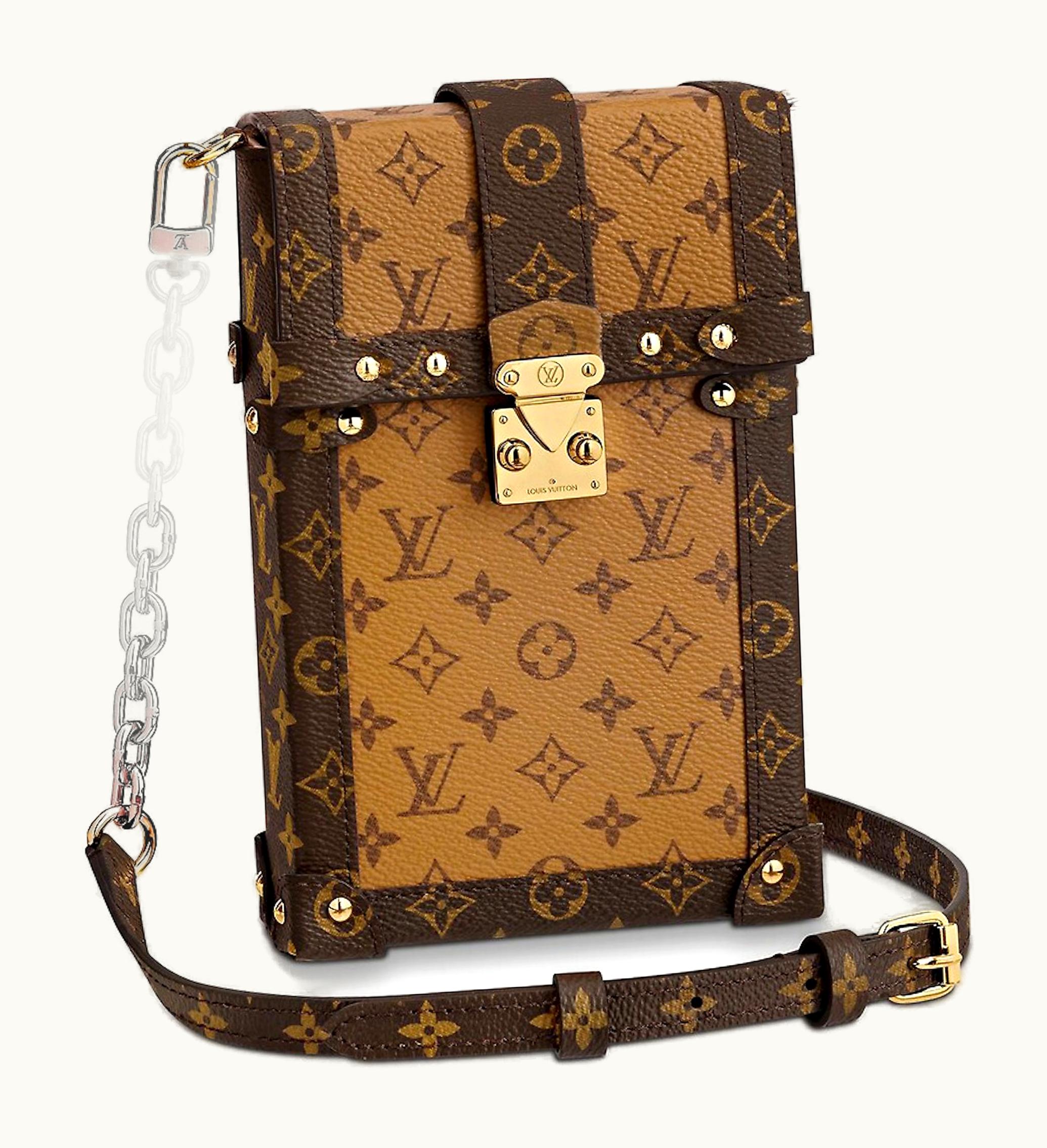 Louis Vuitton Louis Vuitton Pochette Trunk Verticale Monogram Reverse Brown