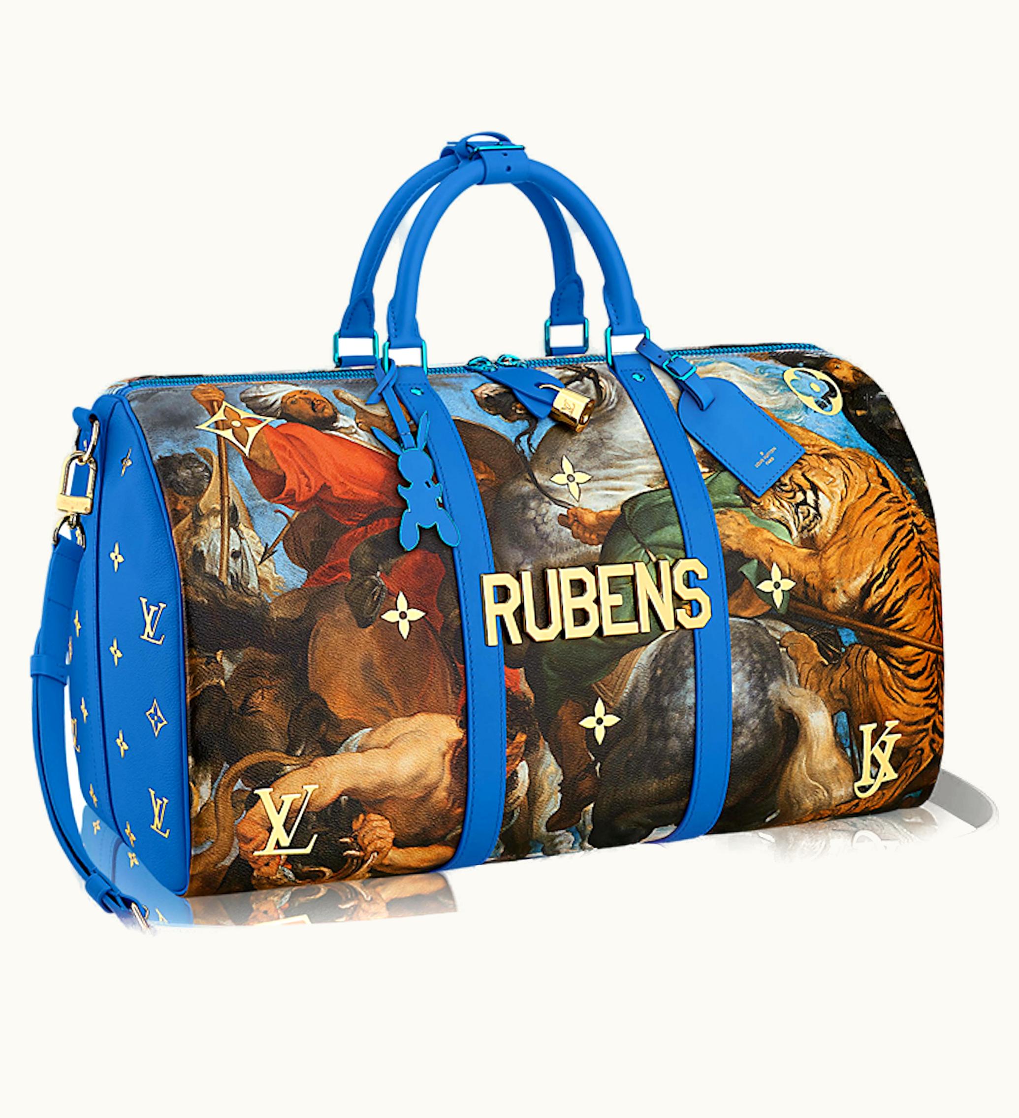 Louis Vuitton Louis Vuitton Masters Keepall Bandouliere Peter Paul Rubens 50 Blue Multicolor