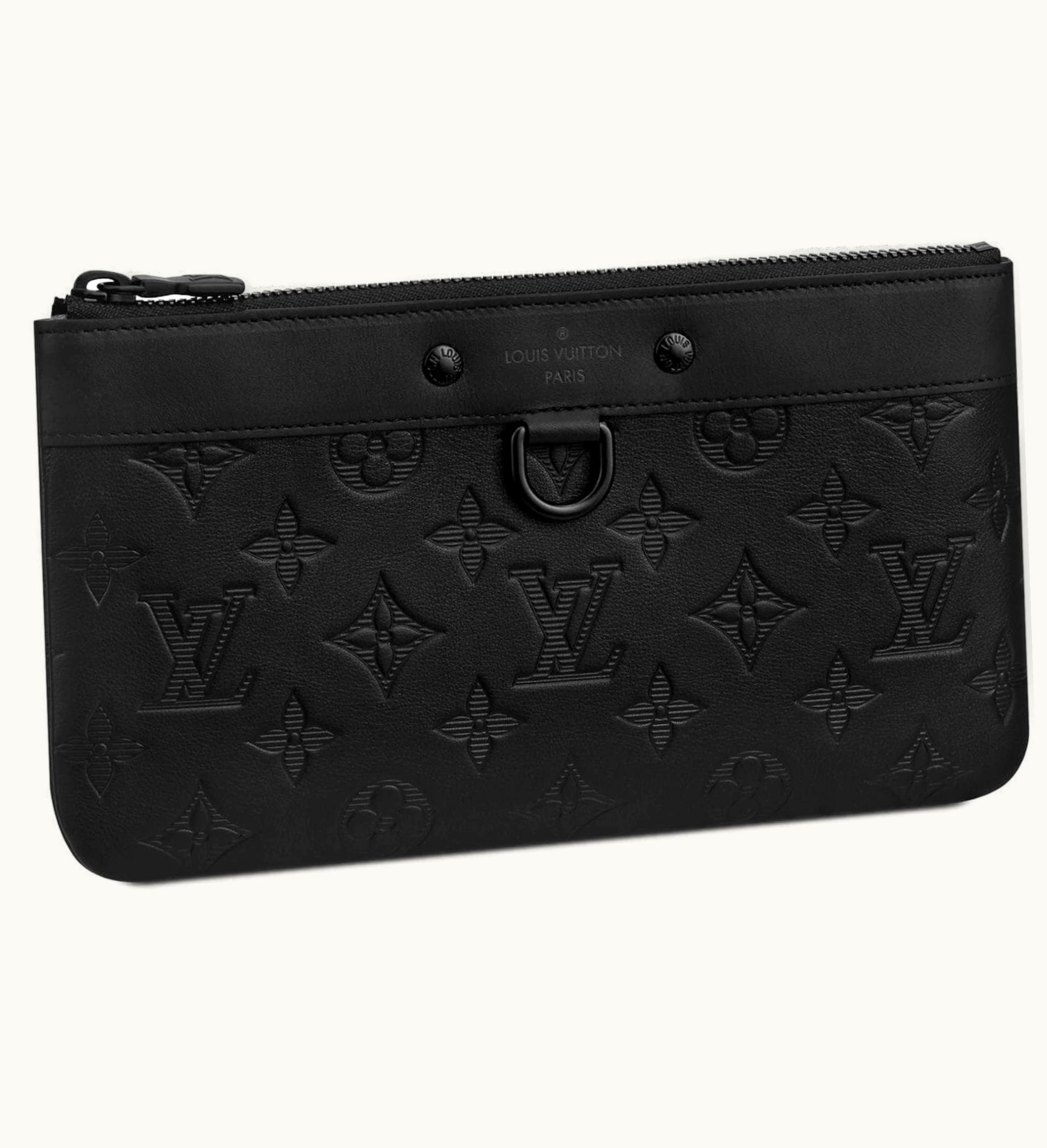 Louis Vuitton Louis Vuitton Discovery Pochette Monogram Shadow PM Black
