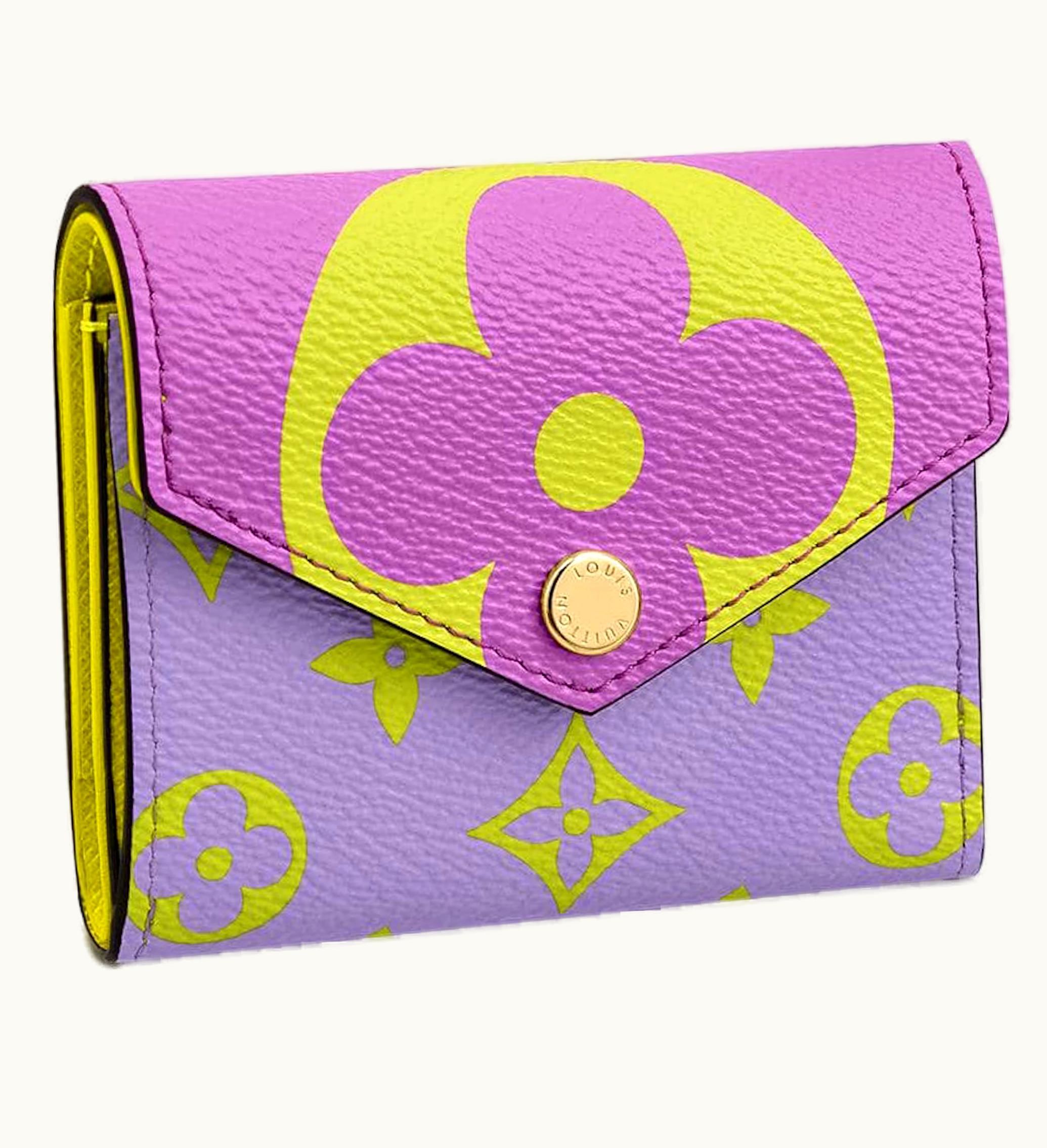 Louis Vuitton Louis Vuitton Zoe Wallet Giant Monogram Pink Lilac