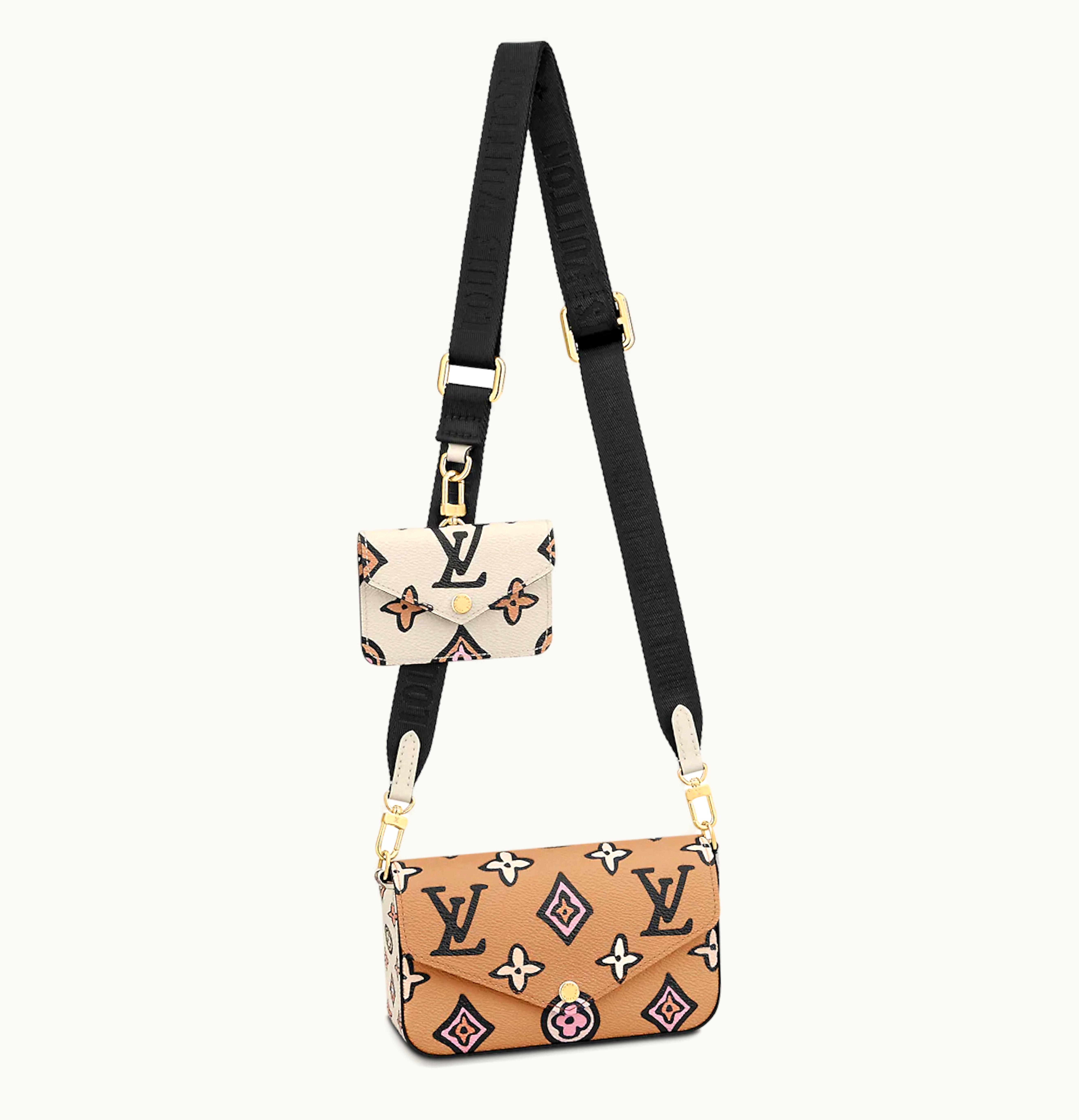 Louis Vuitton Louis Vuitton Felicie Strap Go Wild At Heart Arizona Beige