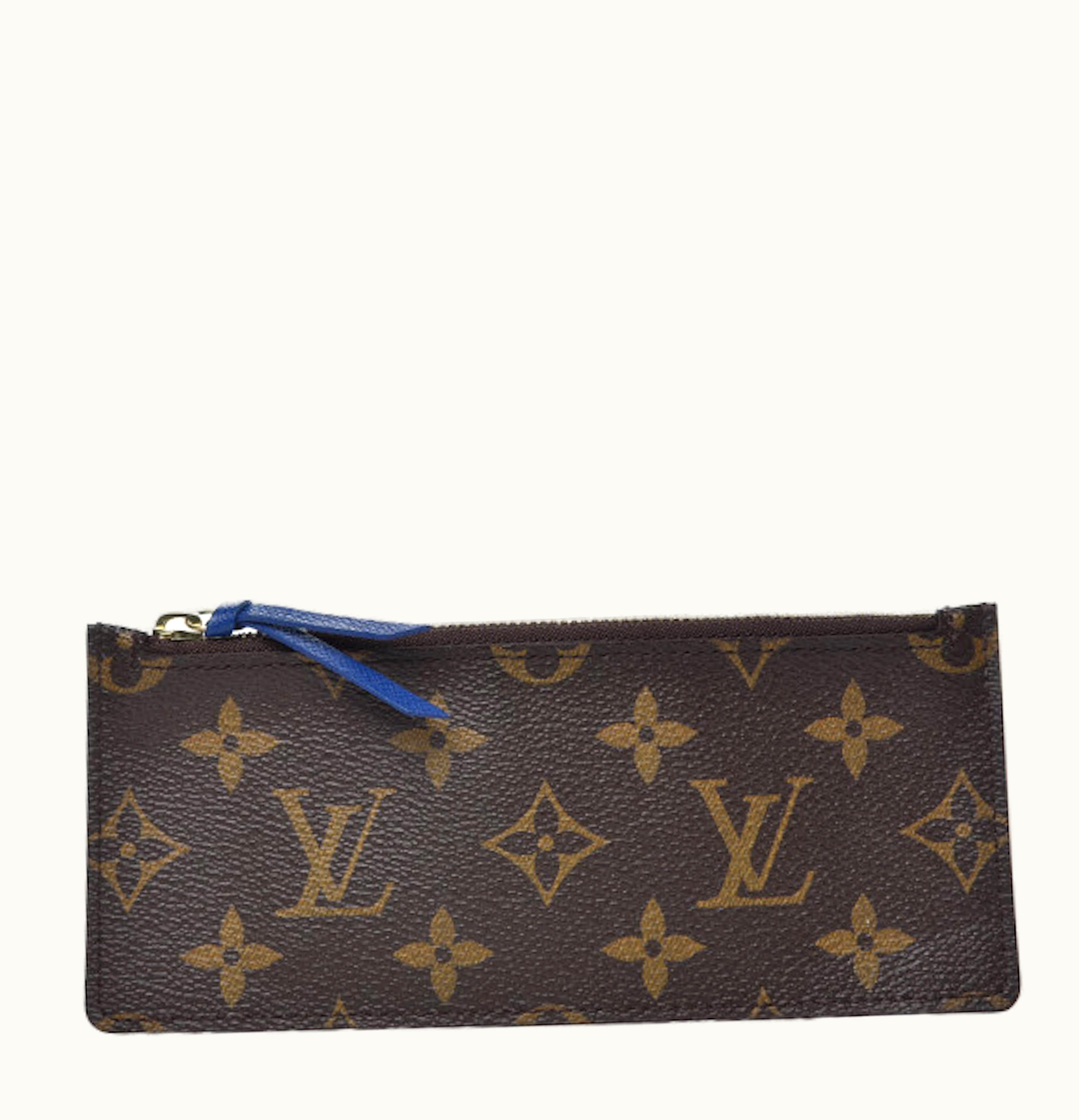 Louis Vuitton Louis Vuitton Josephine Wallet Zippered Insert Monogram Blue Lining