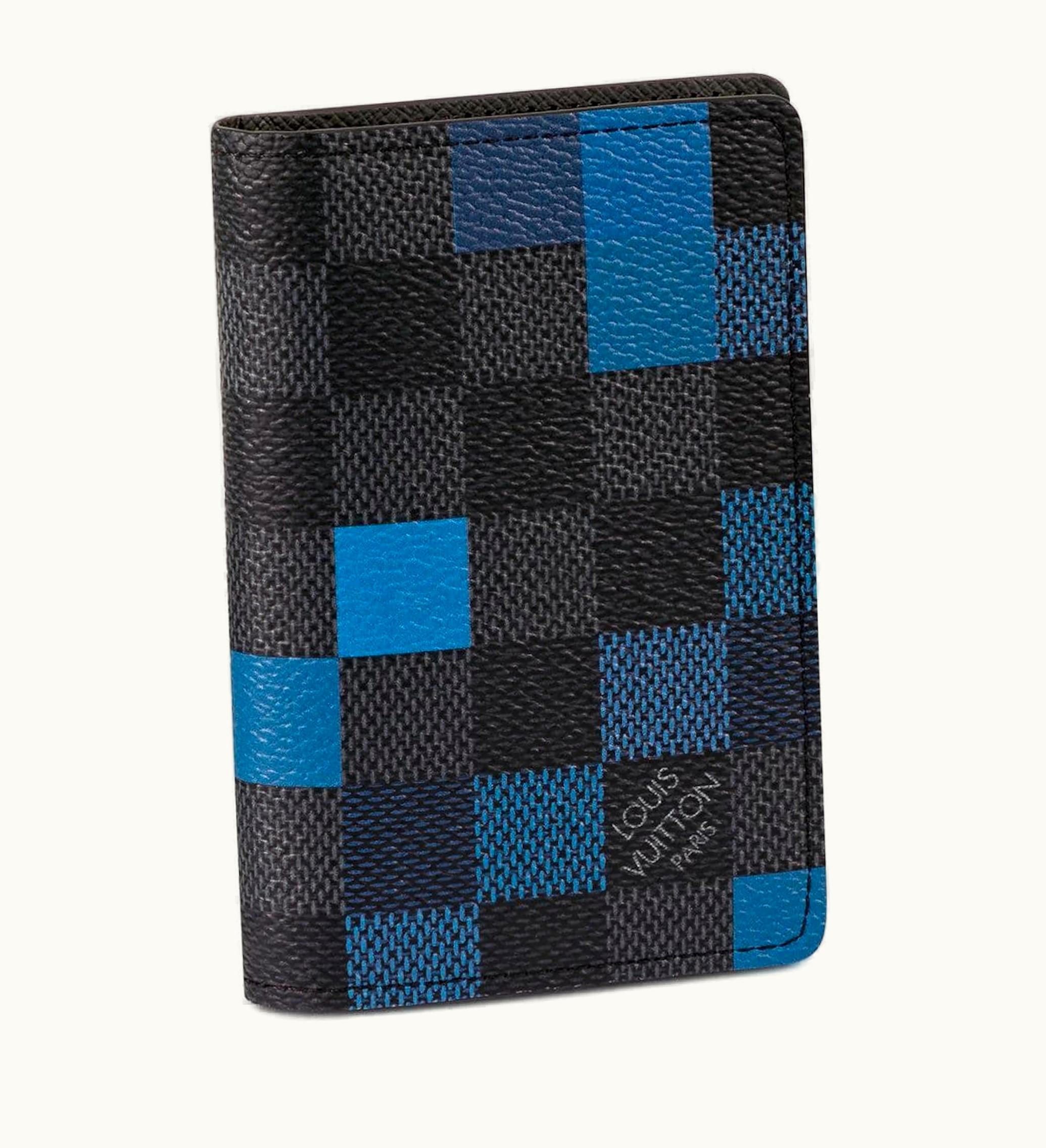 Louis Vuitton Louis Vuitton Pocket Organizer Damier Graphite Pixel Bleu