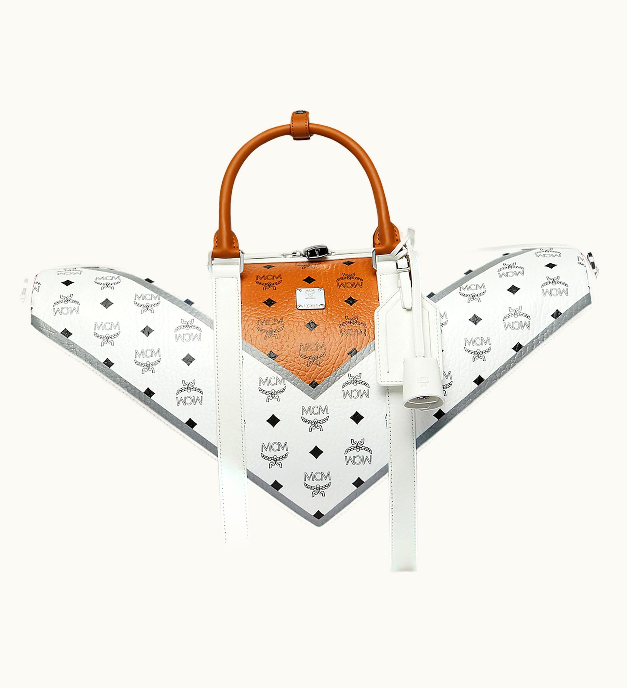 MCM MCM Traveler Weekender Visetos M Move Cognac Ruby Red