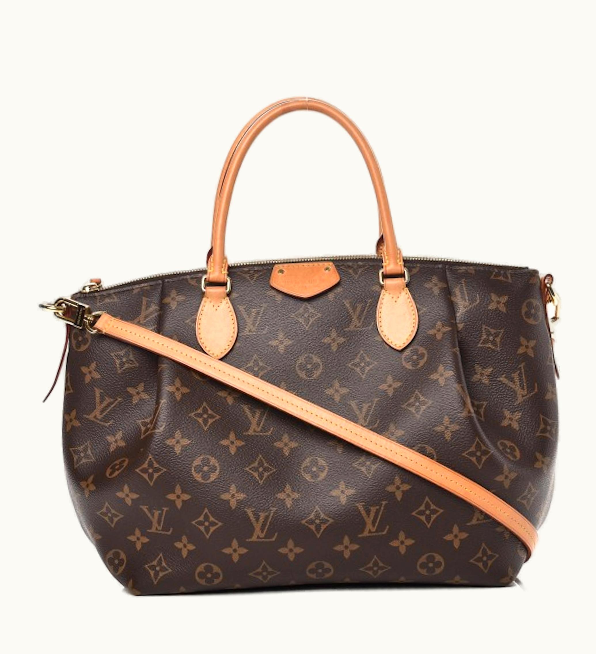 Louis Vuitton Louis Vuitton Tote Turenne Monogram With Accessories MM Brown