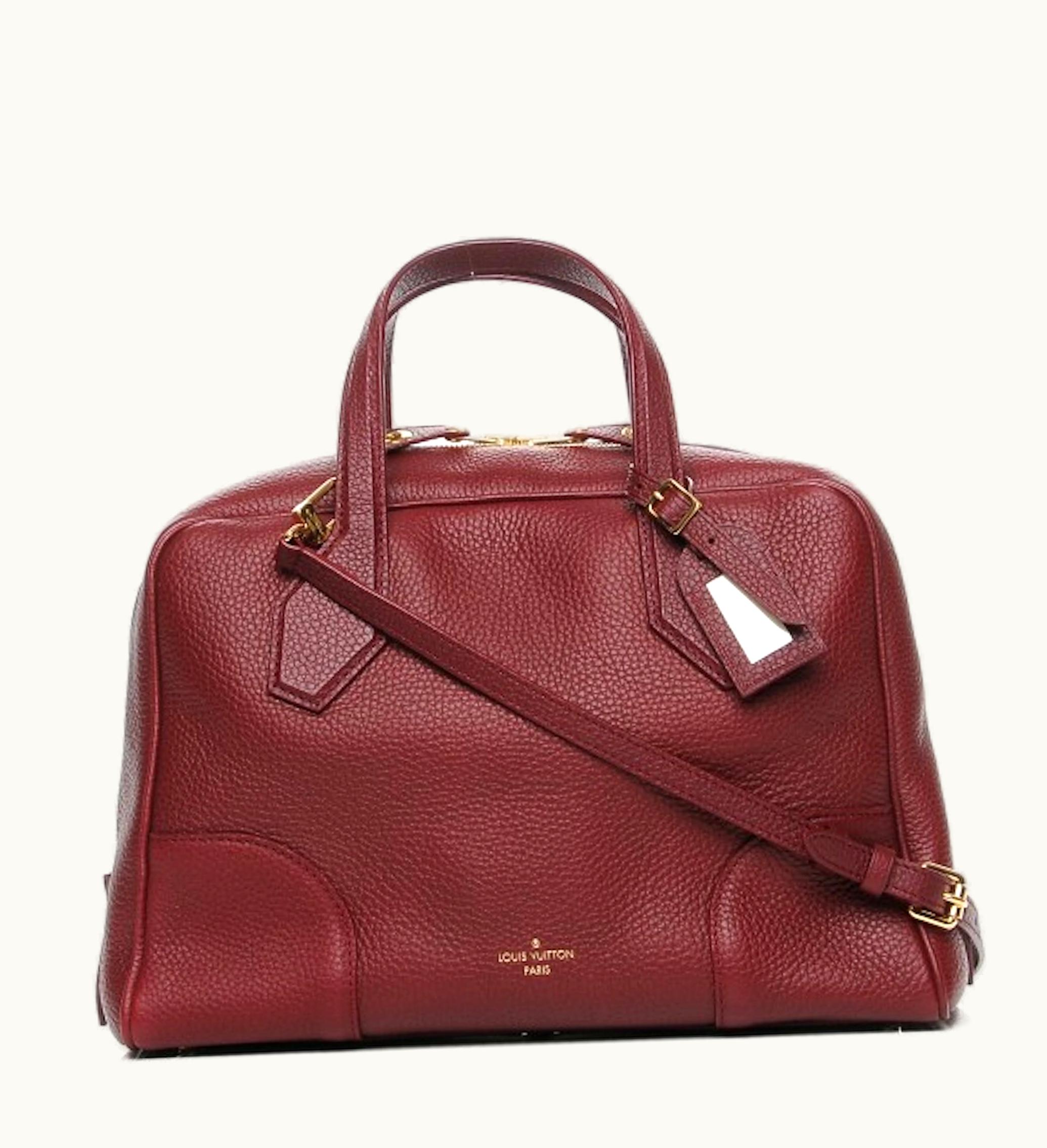 Louis Vuitton Louis Vuitton Dora Ultra Soft Taurillon MM Bordeaux