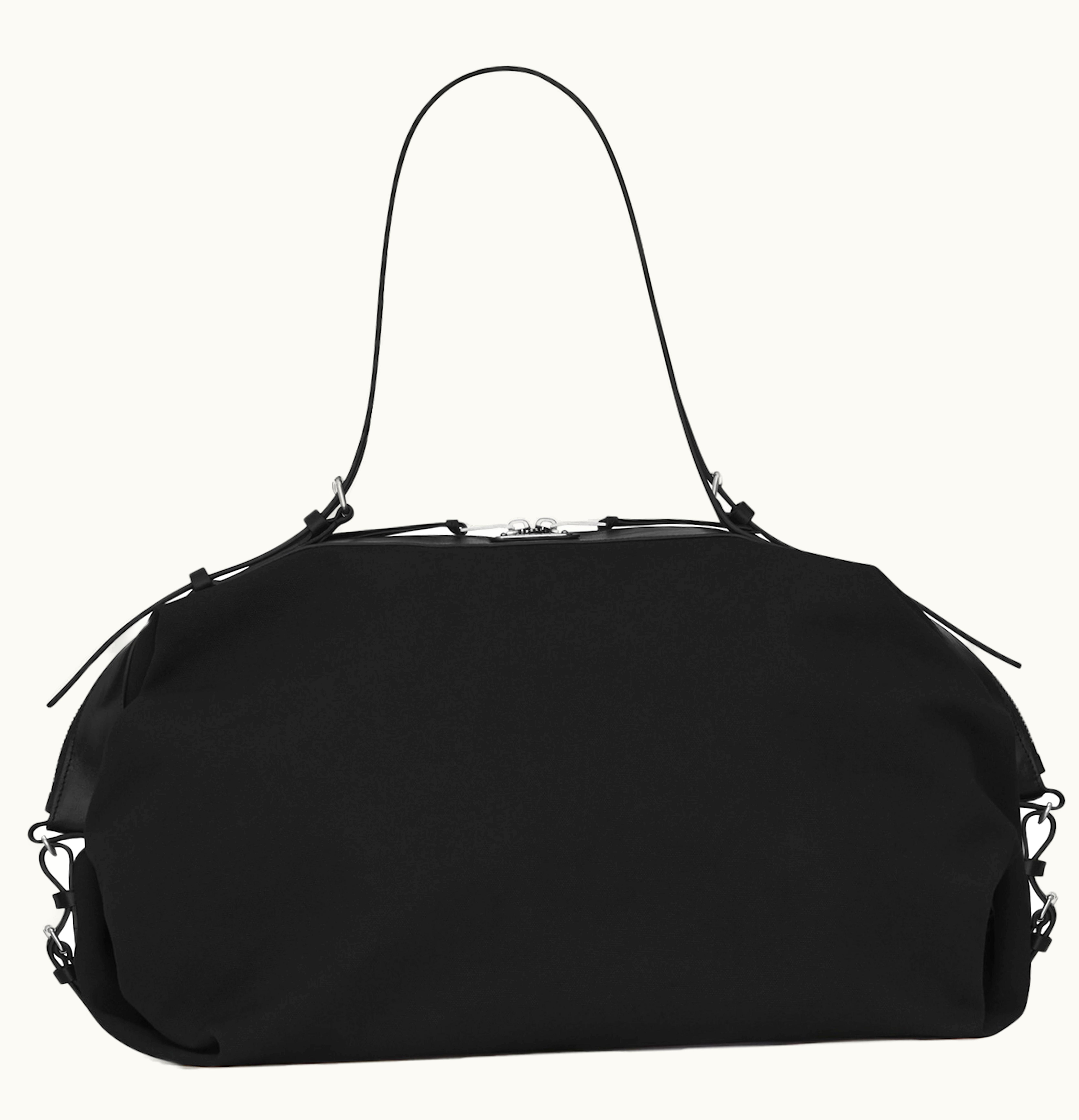 Saint Laurent Id Convertible Bag Canvas Large Black
