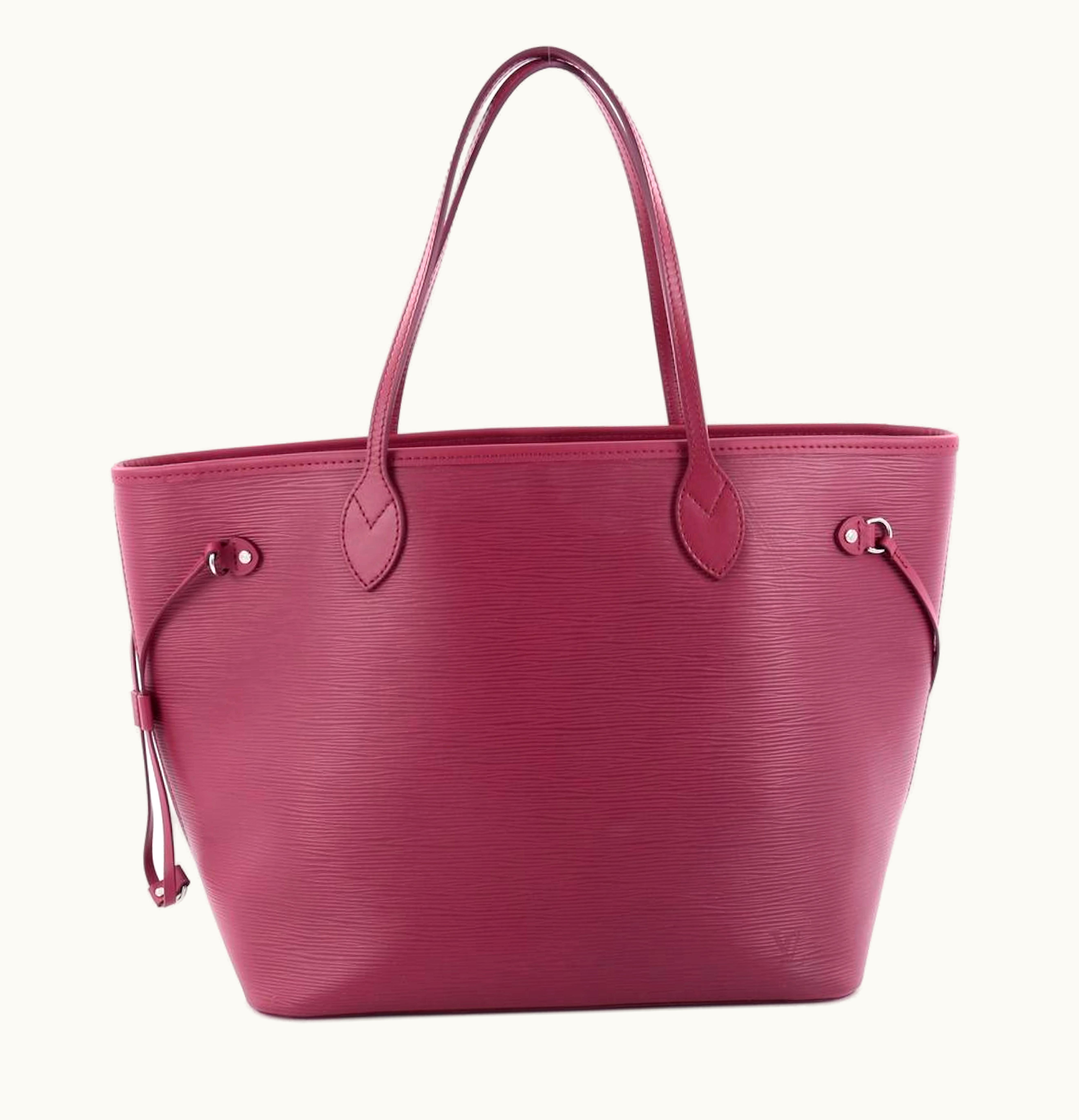 Louis Vuitton Louis Vuitton Neverfull Epi Without Pouch MM Fuchsia