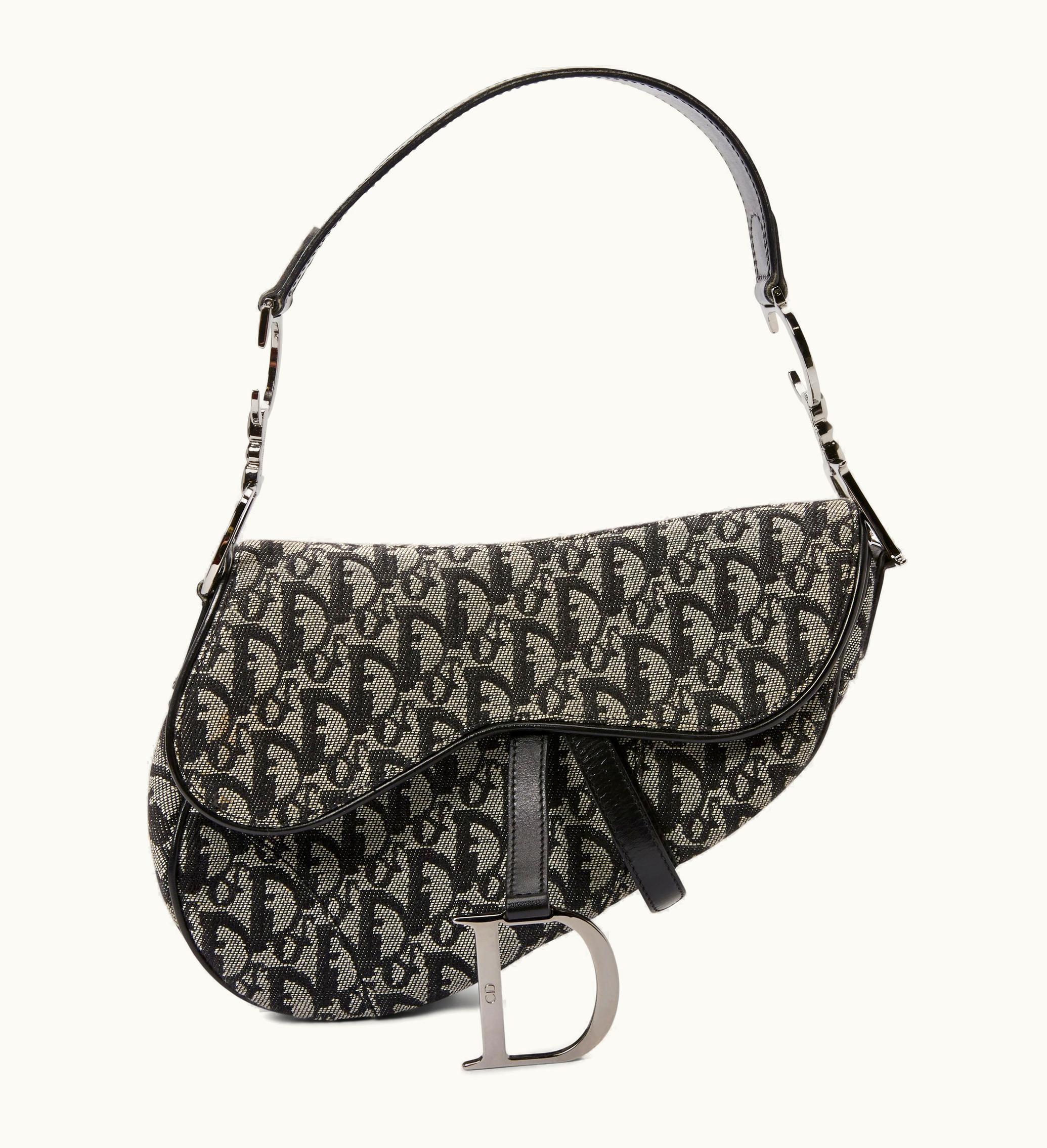 Dior Saddle Bag Monogram Black