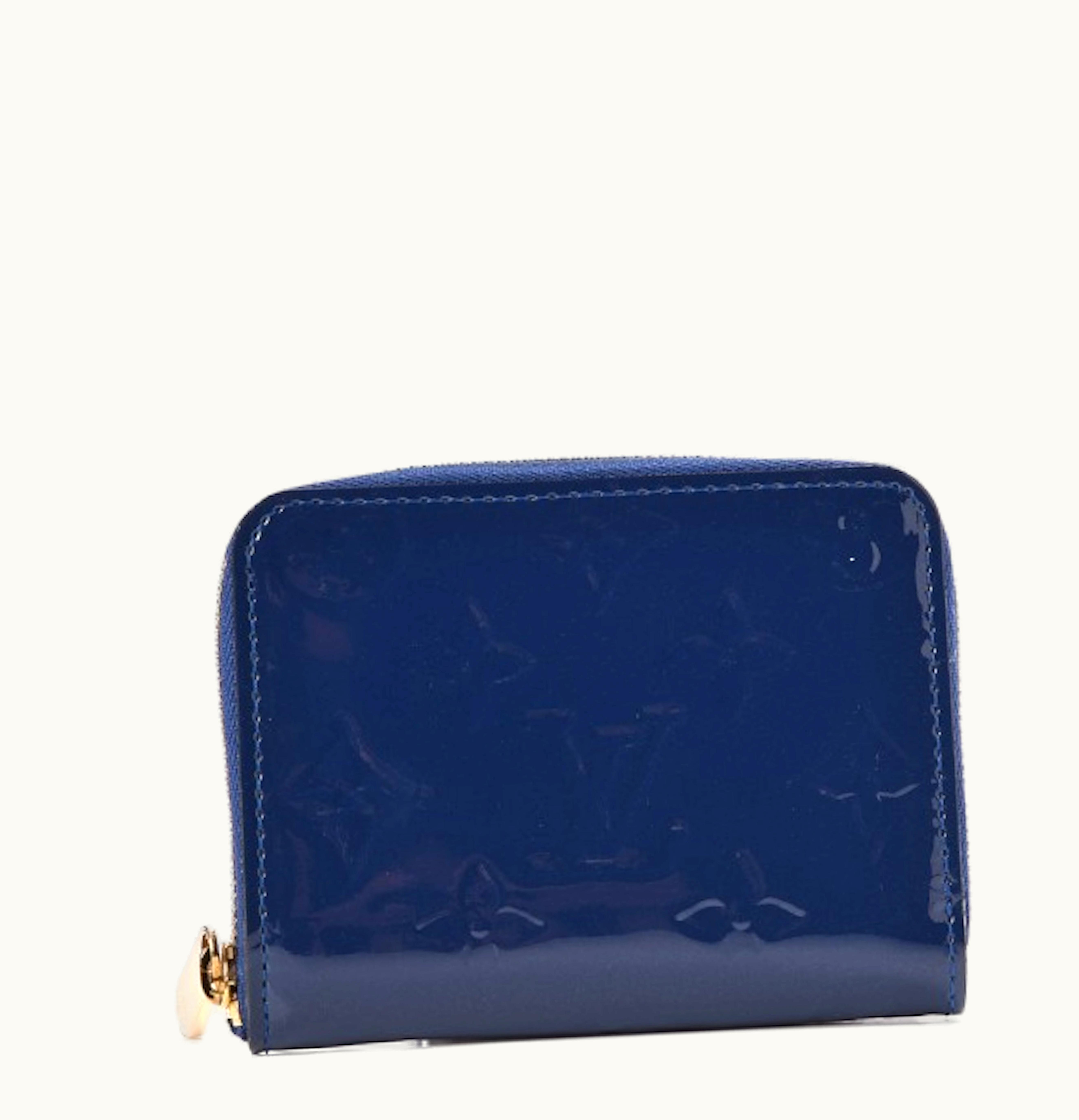 Louis Vuitton Louis Vuitton Zippy Coin Purse Monogram Vernis Grand Bleu