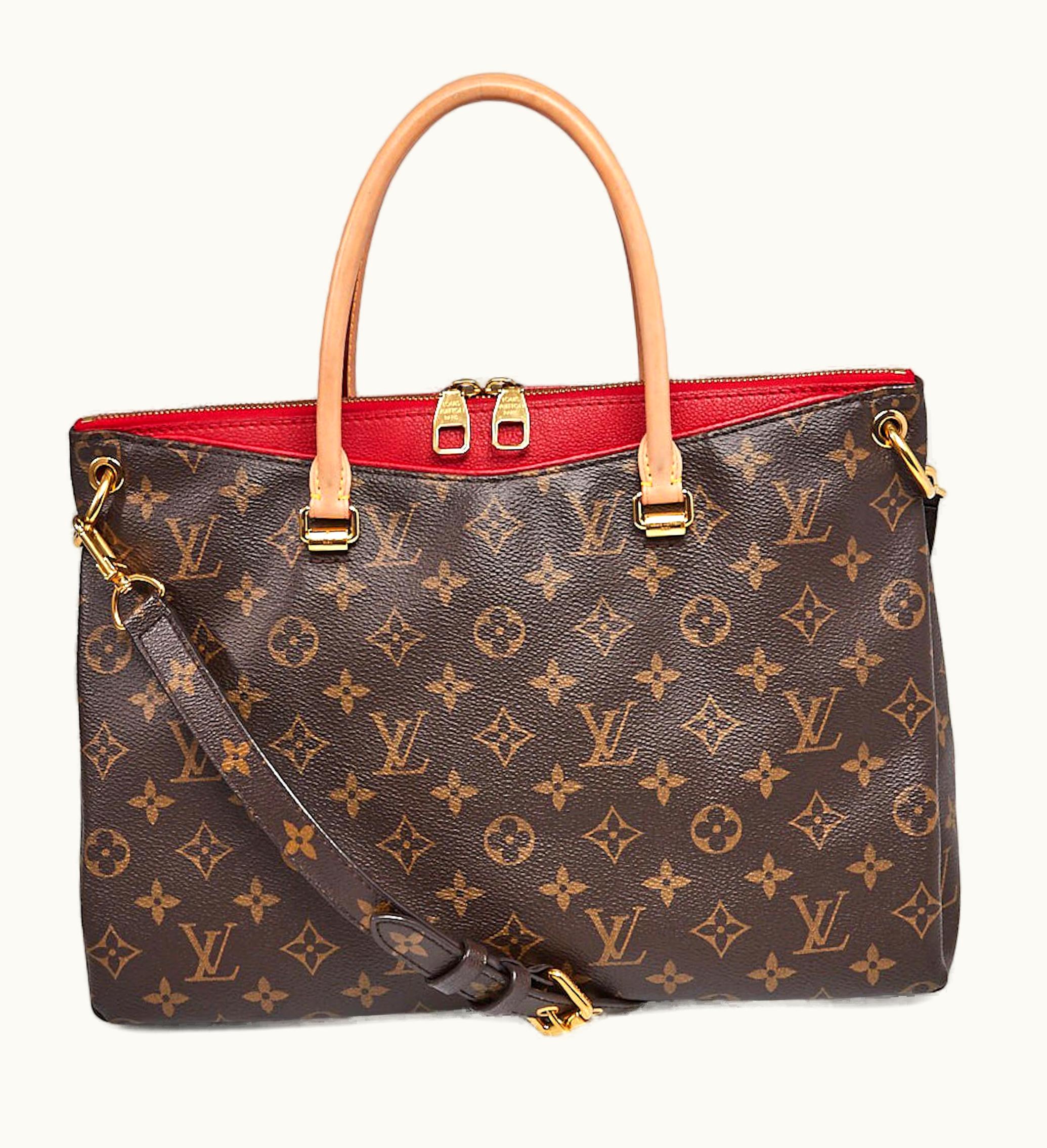 Louis Vuitton Louis Vuitton Tote Pallas Monogram Canvas Cerise