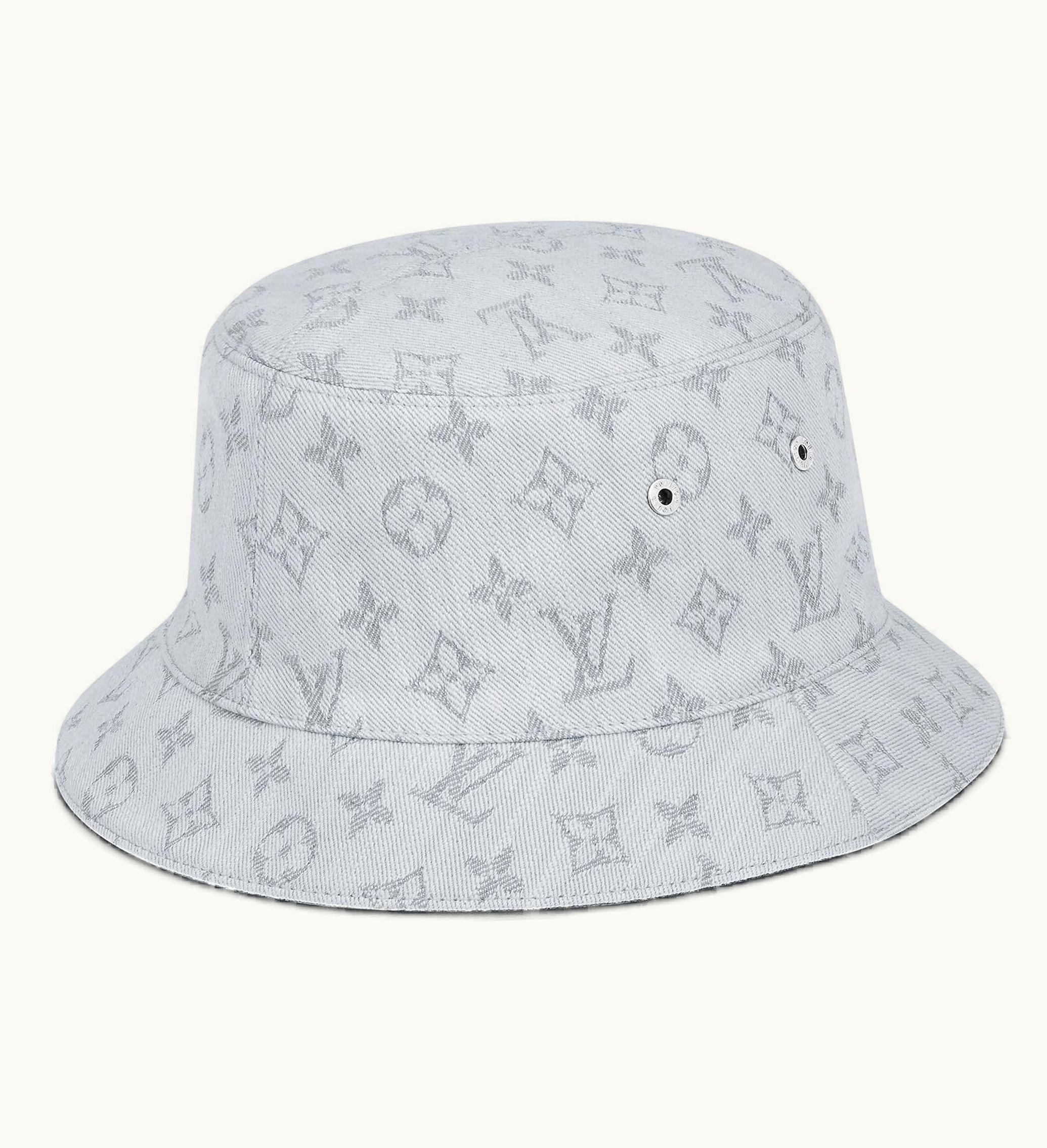 Louis Vuitton Louis Vuitton Bob Monogram Denim White Lagoon Blue