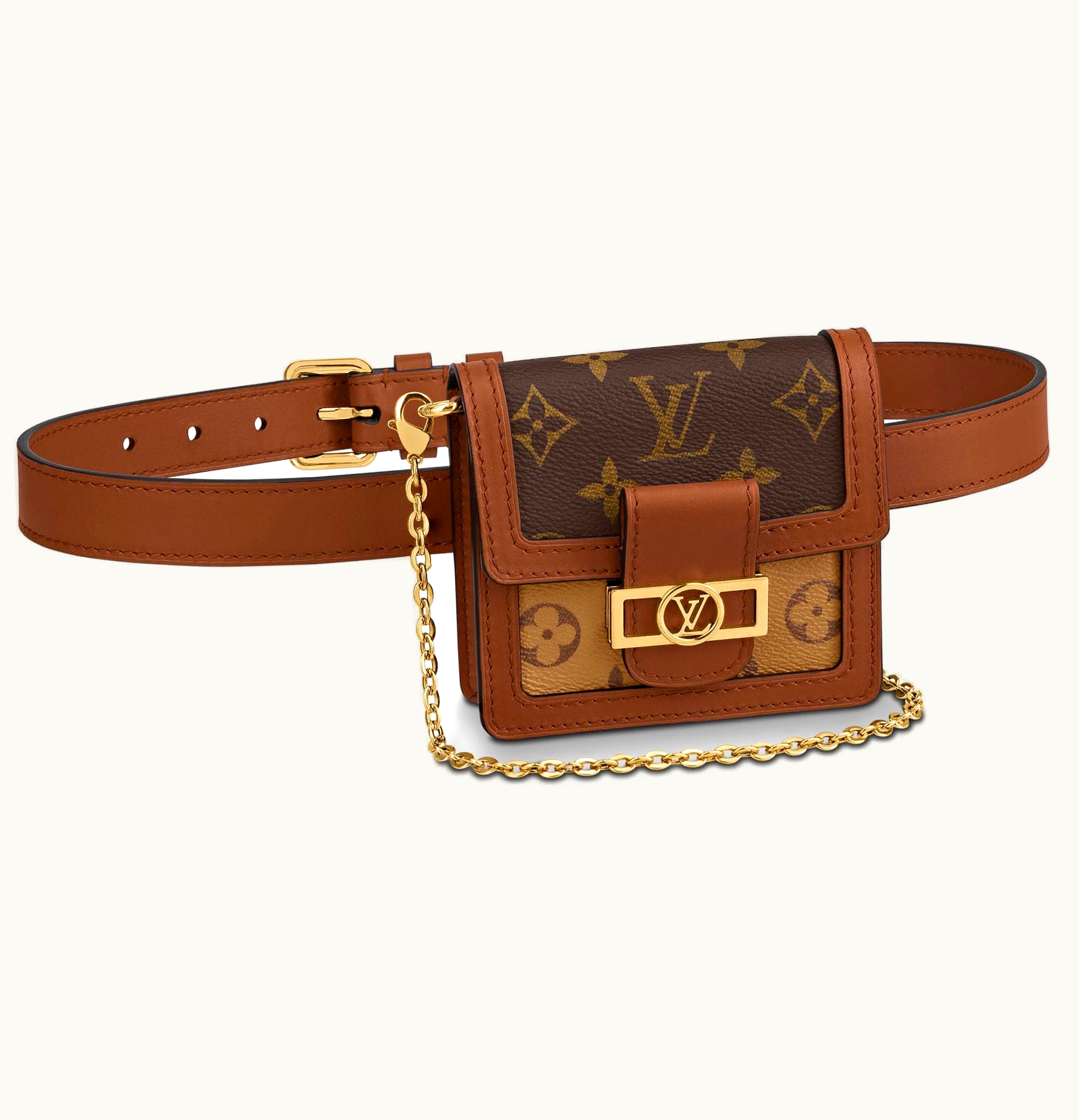 Louis Vuitton Louis Vuitton Bumbag Dauphine Monogram Reverse BB Brown