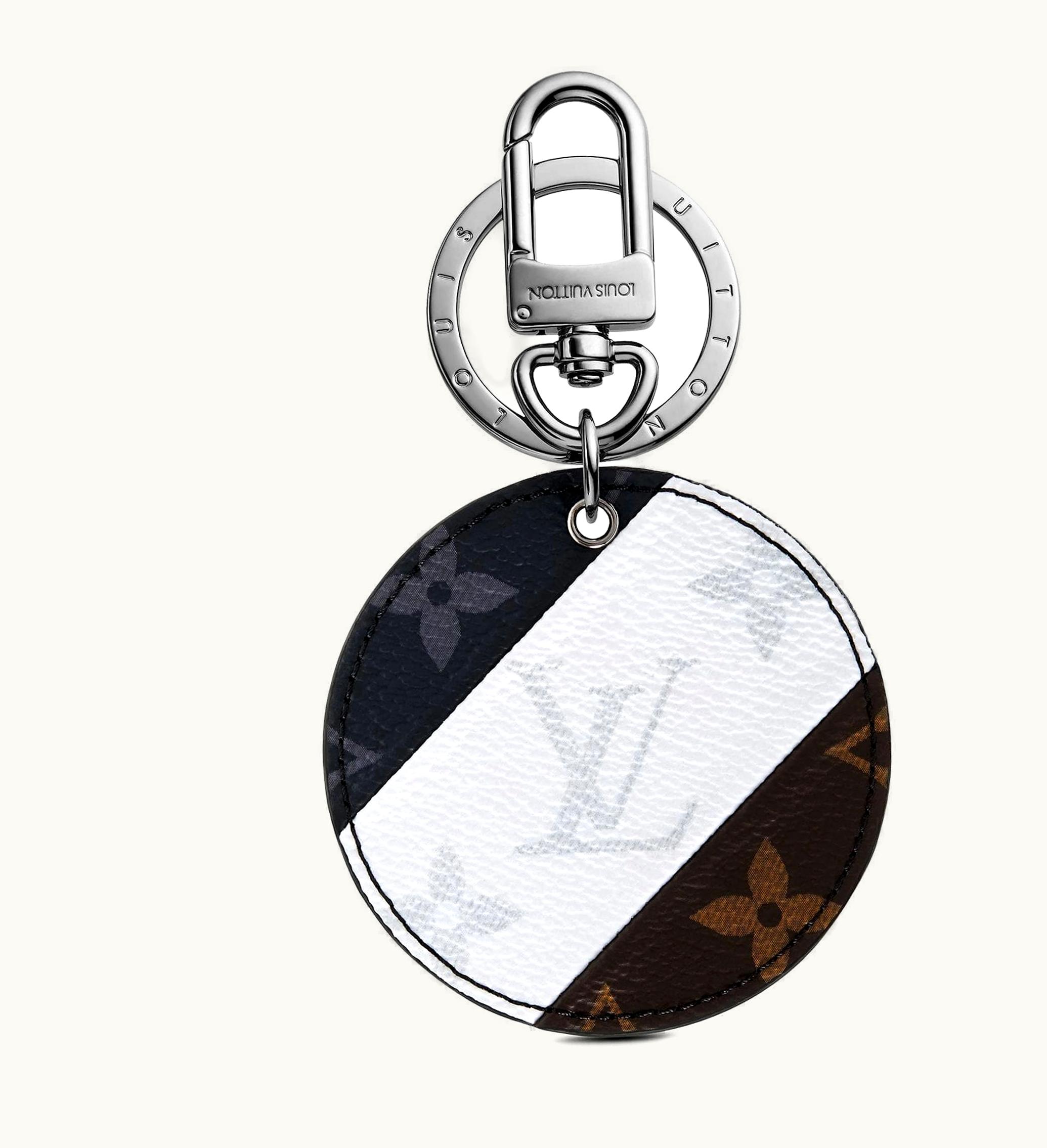 Louis Vuitton Louis Vuitton Illustre Bag Charm And Key Holder Monogram White Eclipse Brown