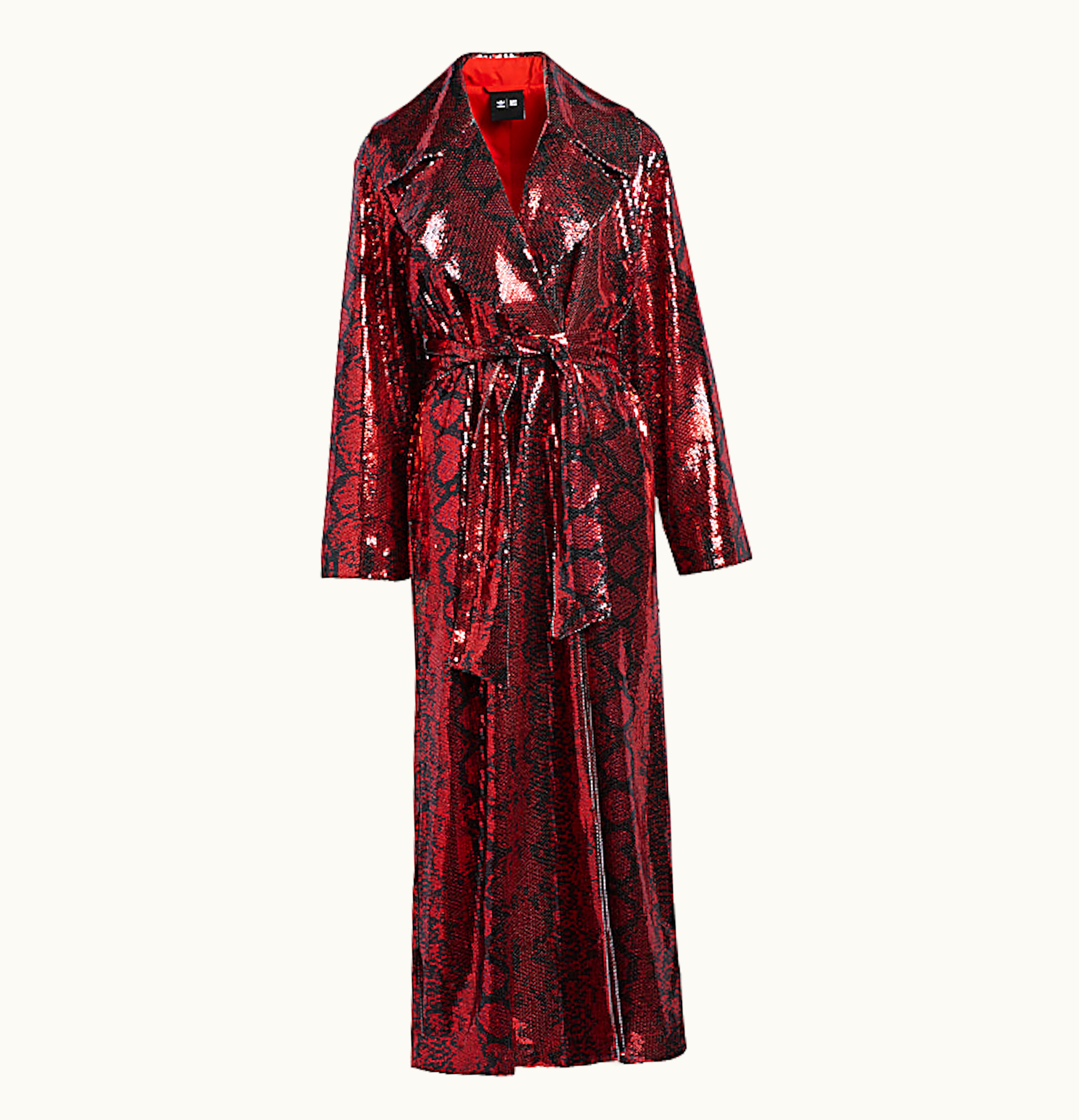 Adidas adidas Ivy Park Sequined Duster Red Black