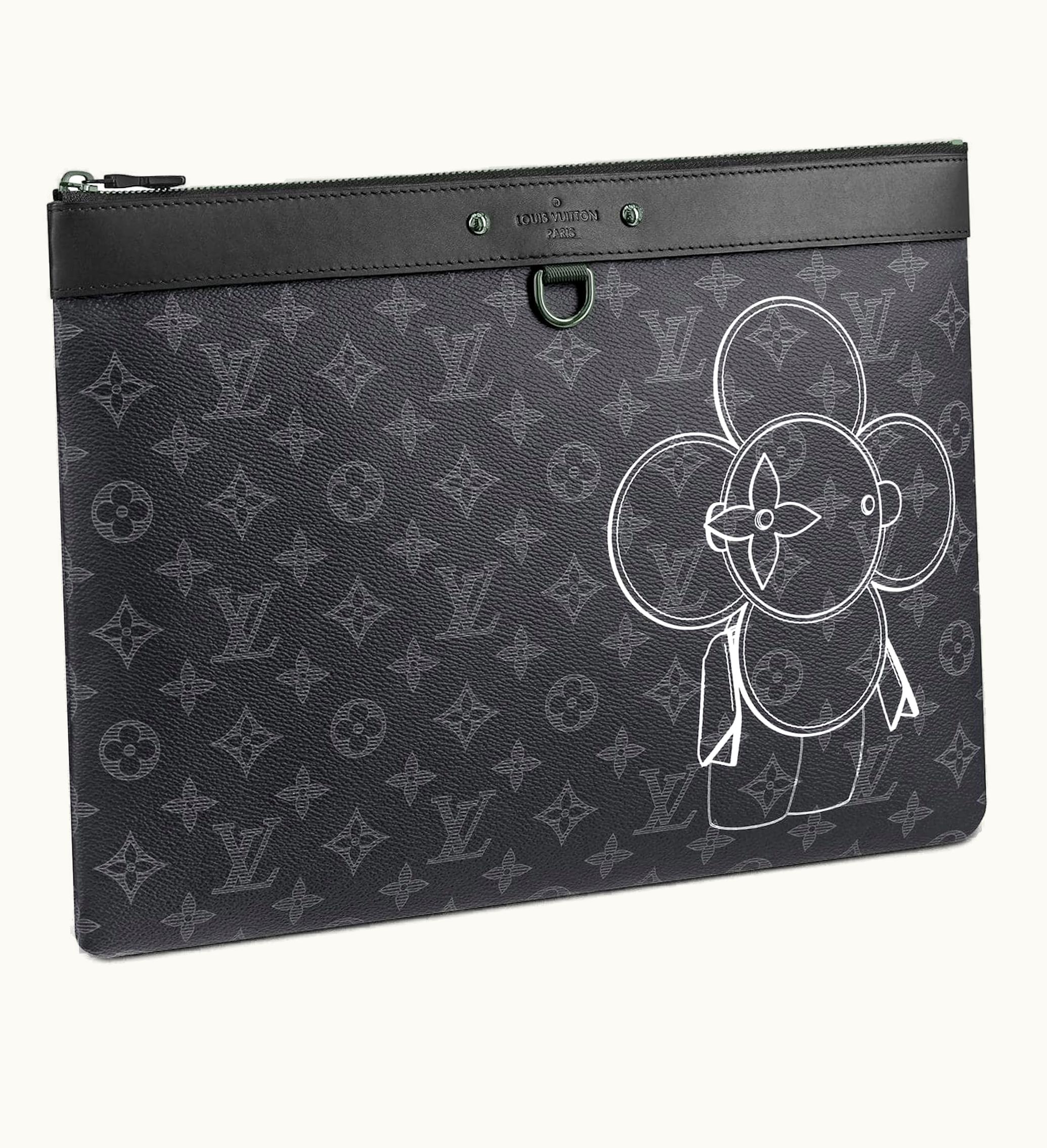 Louis Vuitton Louis Vuitton Pochette Apollo Monogram Vivienne Eclipse Black 1
