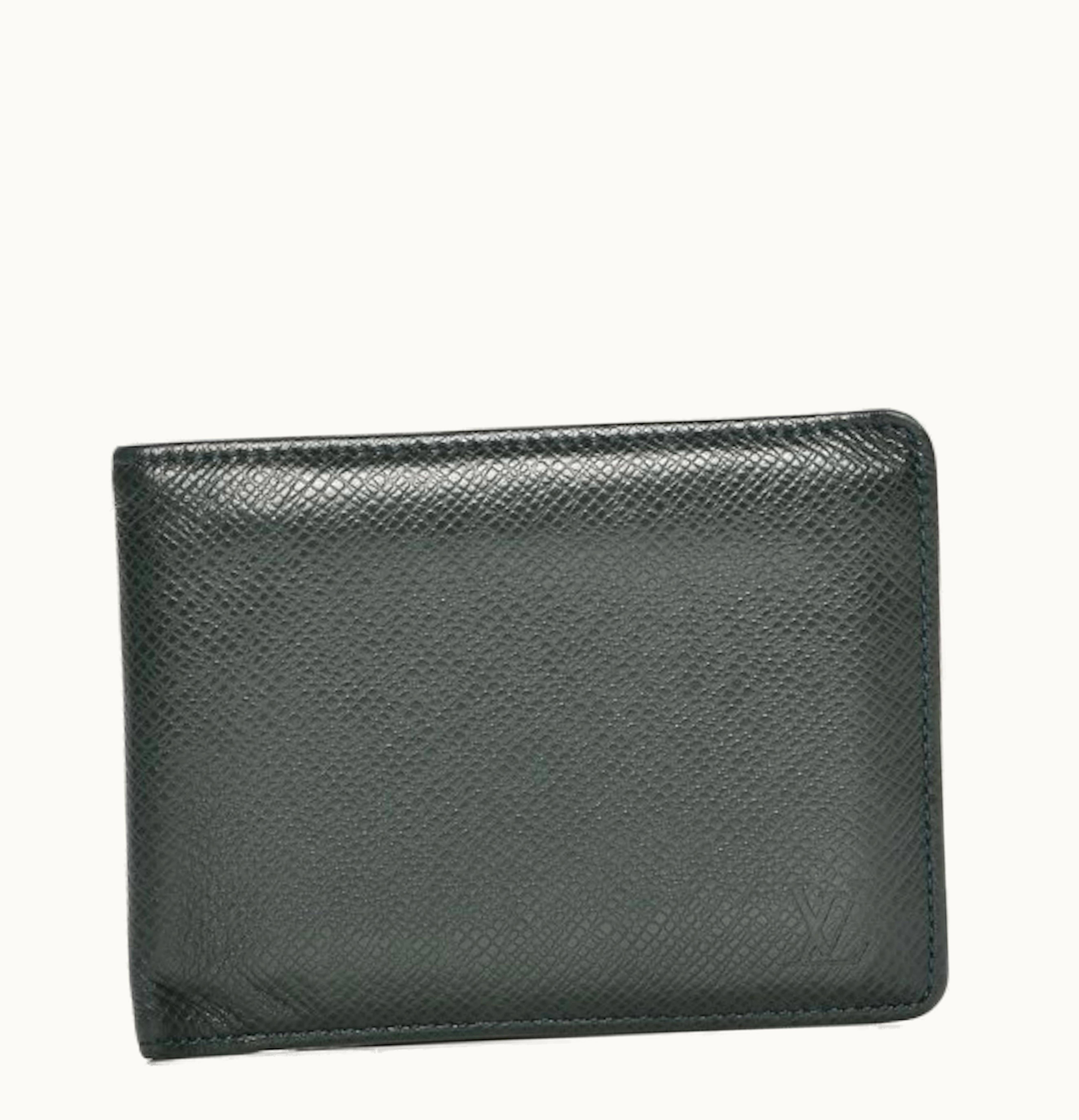 Louis Vuitton Louis Vuitton Wallet Multiple Taiga Leather Epicea