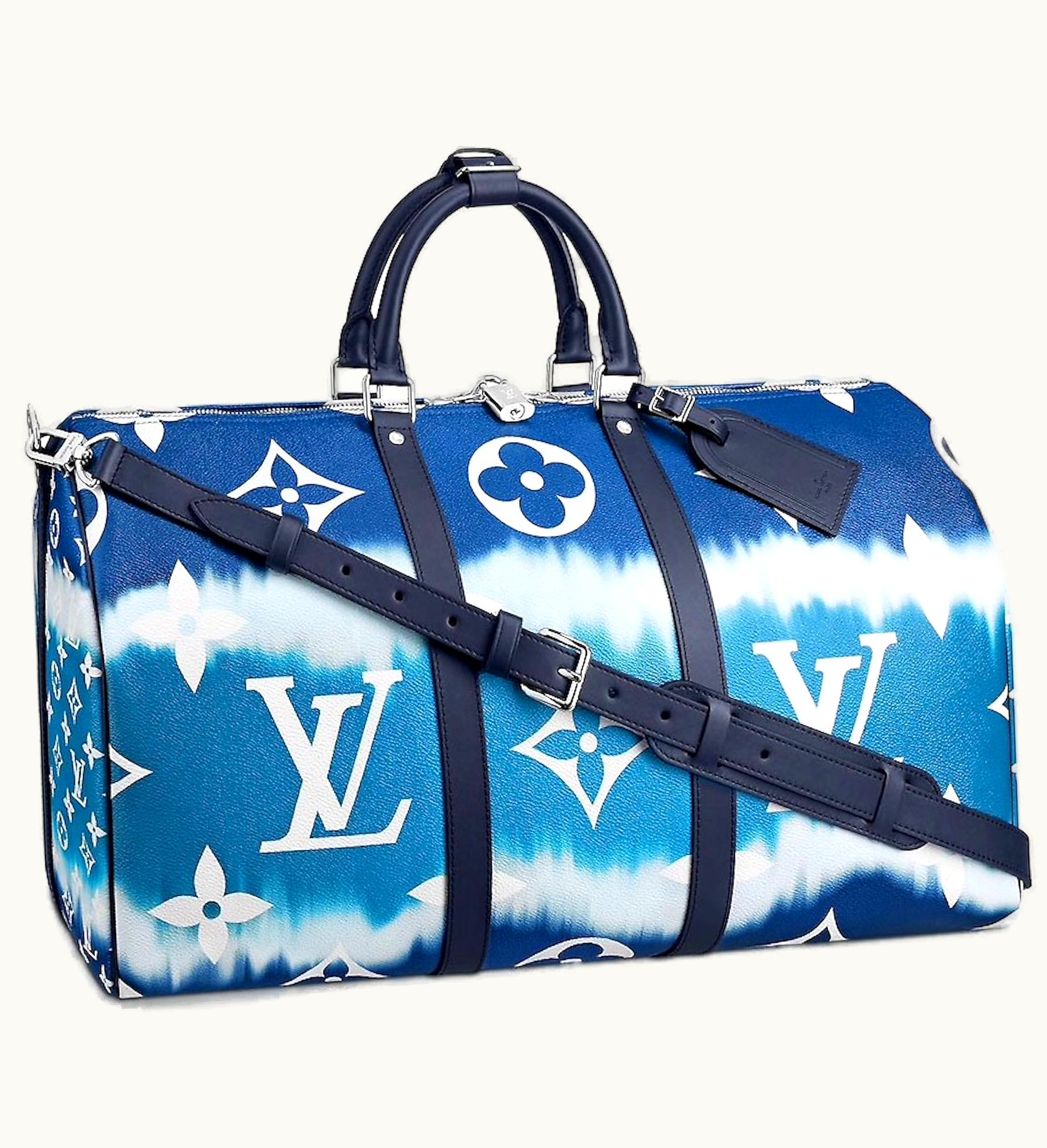 Louis Vuitton Louis Vuitton Keepall Bandouliere LV Escale 50 Bleu