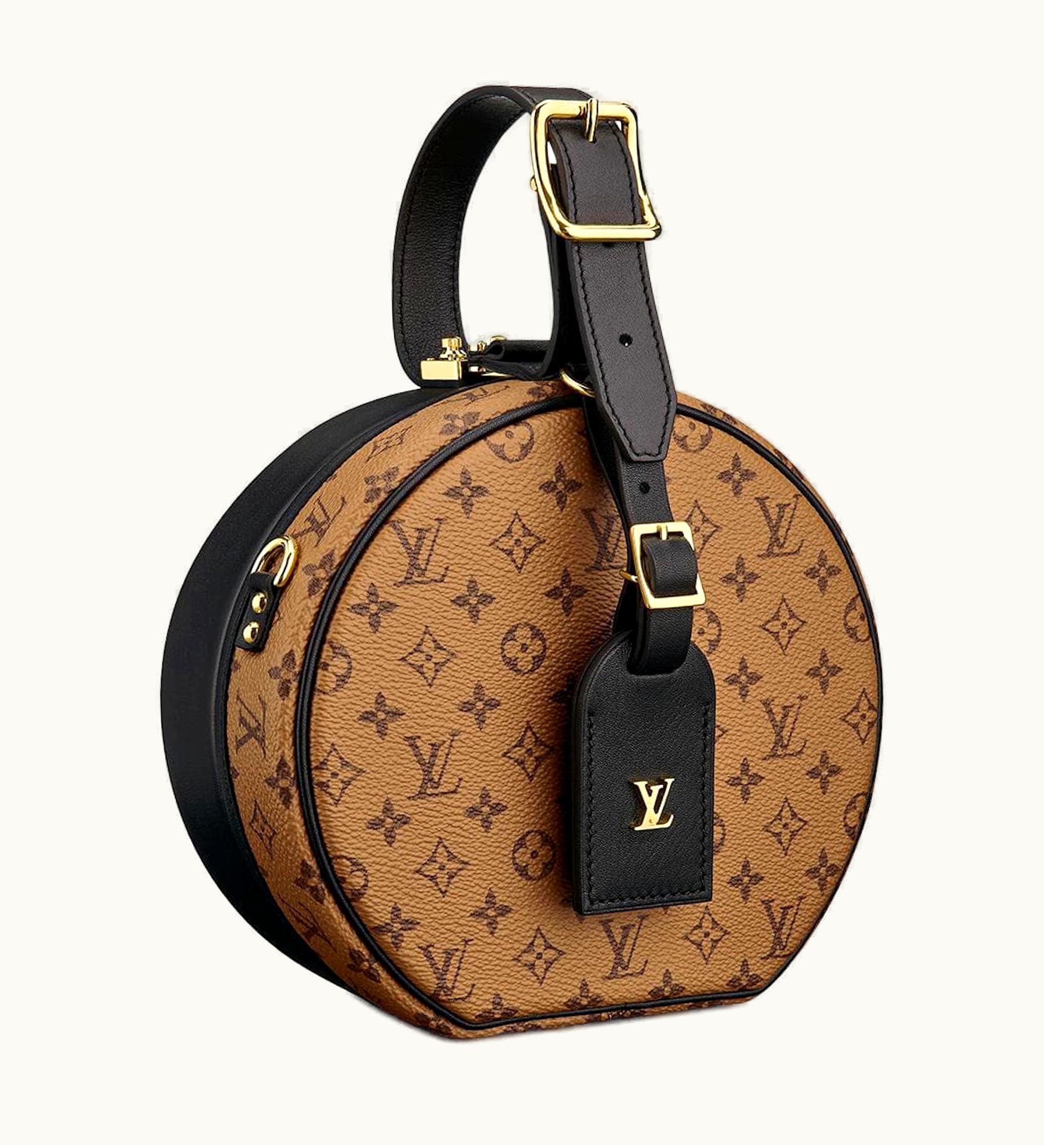 Louis Vuitton Louis Vuitton Petite Boite Chapeau Monogram Reverse Black