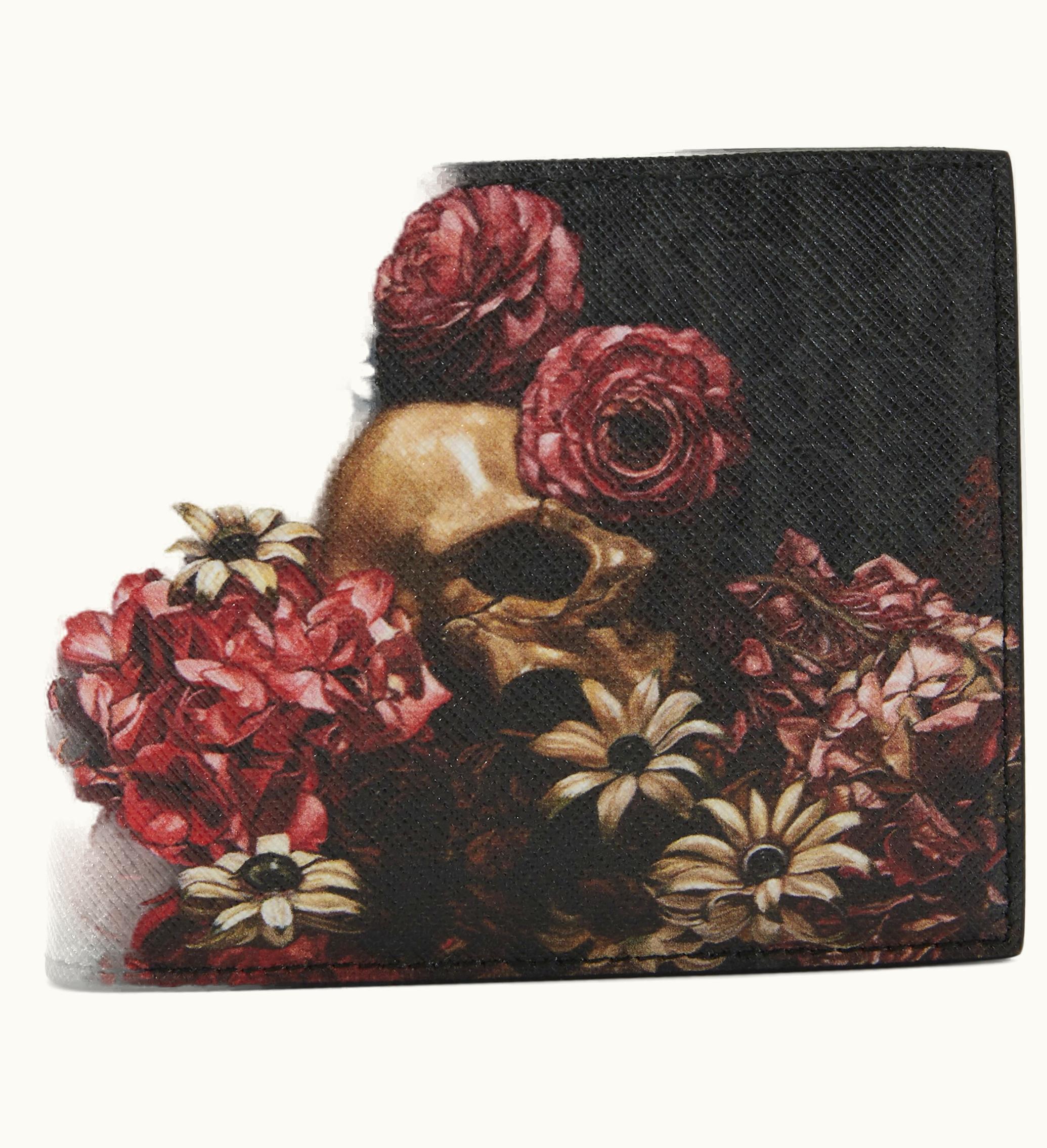 Dior X Toru Kamei Bifold Wallet Darklight 8 Slot Black