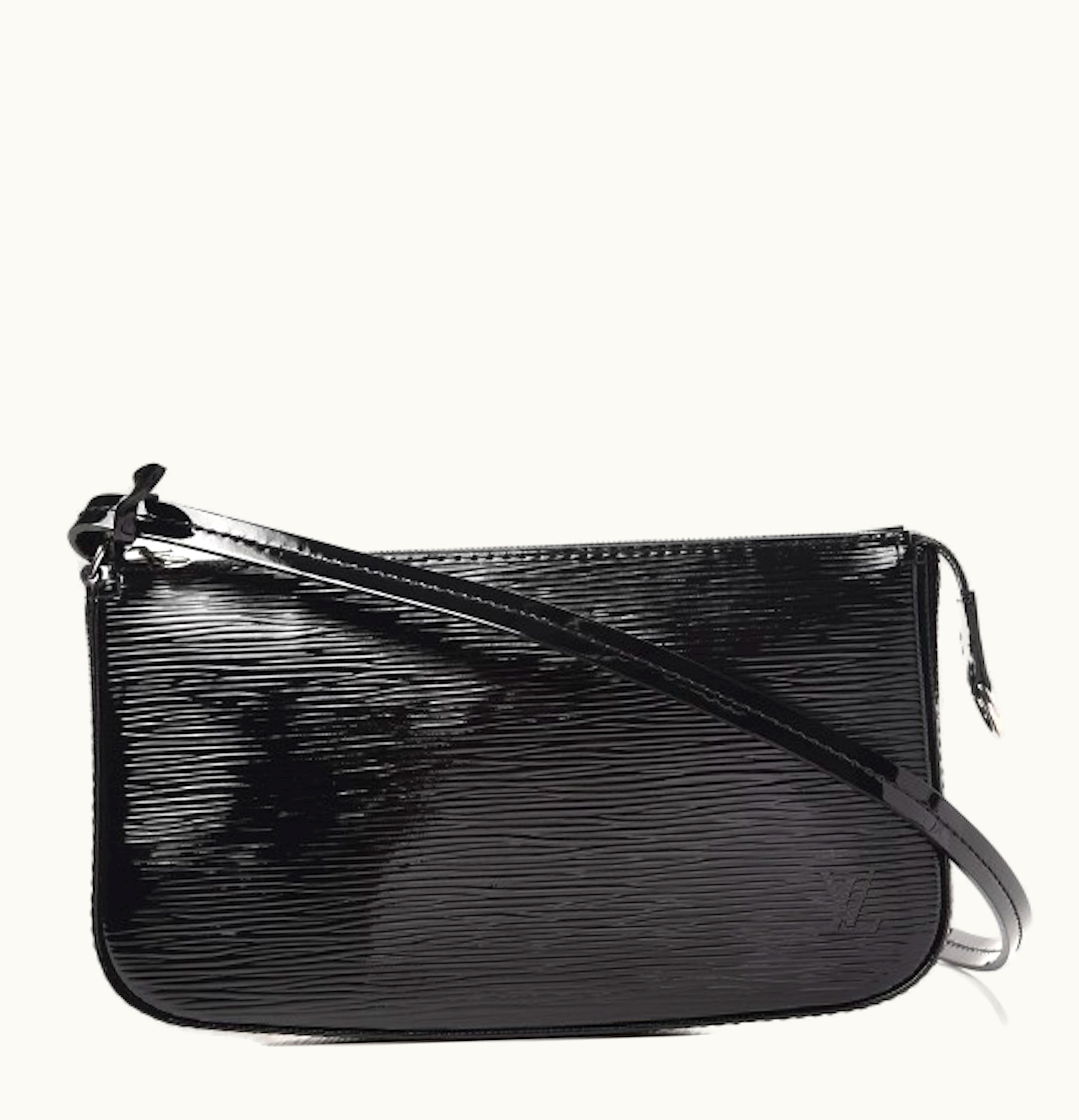 Louis Vuitton Louis Vuitton Pochette Accessories NM Epi Electric Noir Black