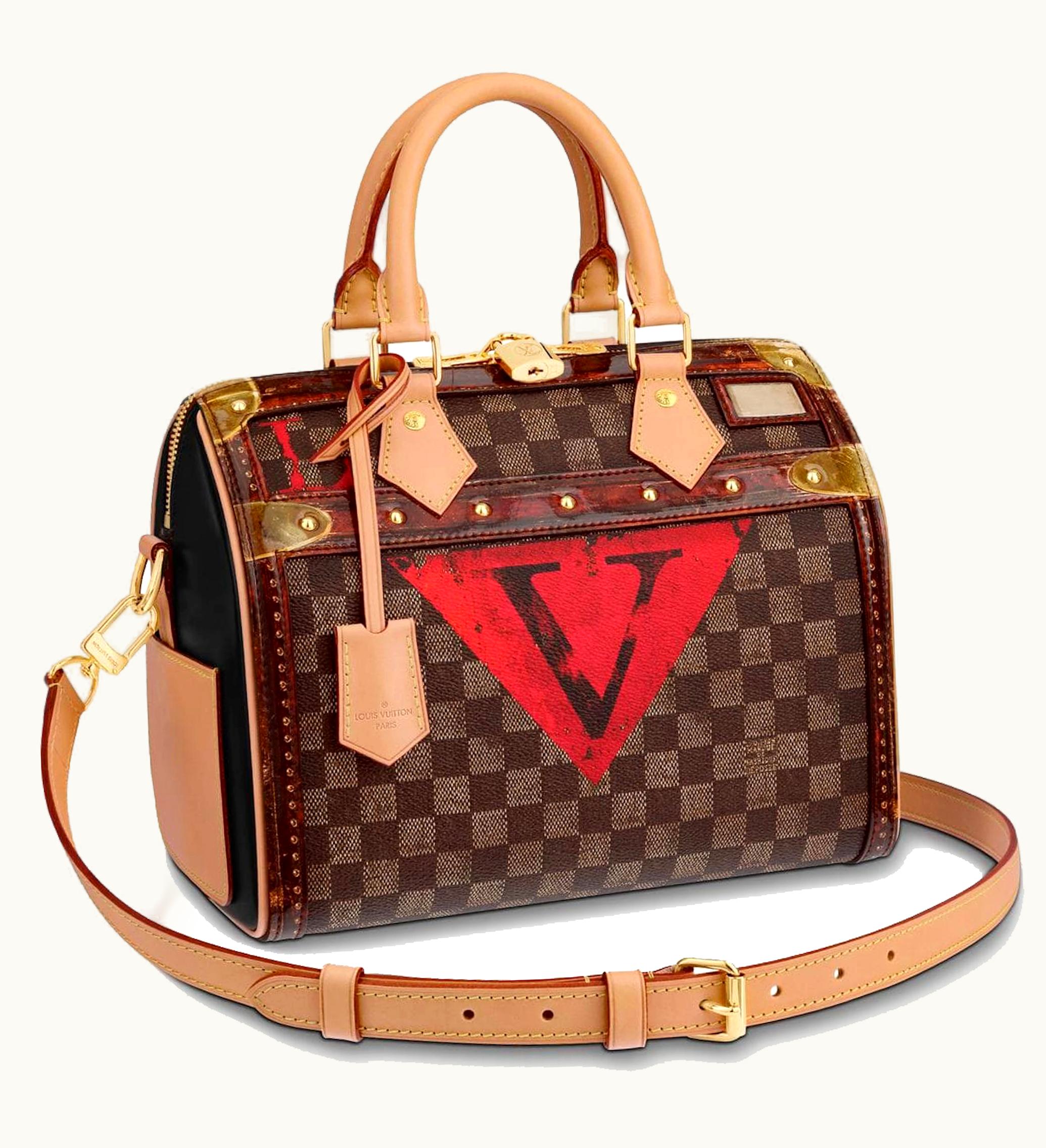 Louis Vuitton Louis Vuitton Speedy Bandouliere Damier Ebene Time Trunk 25 Brown Multicolor