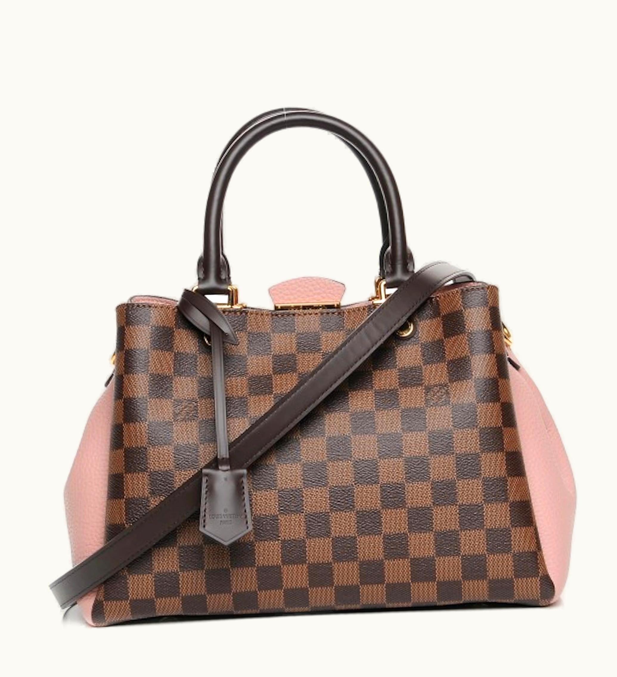 Louis Vuitton Louis Vuitton Tote Brittany Damier Ebene Taurillon With Accessories Magnolia