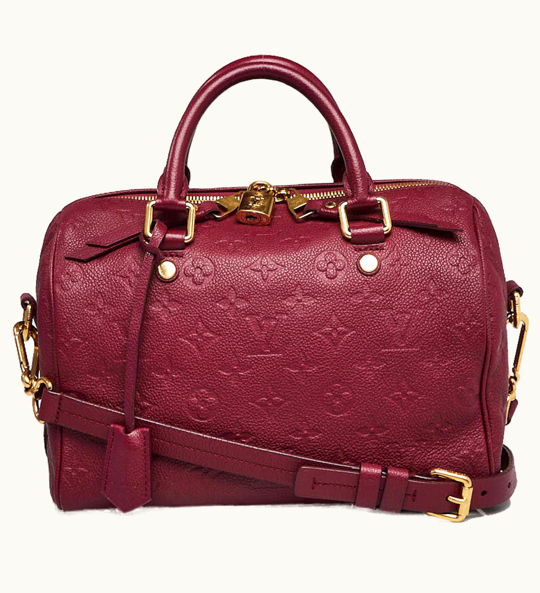 Louis Vuitton Louis Vuitton Speedy Bandouliere Monogram Empreinte 25 Aurore 1