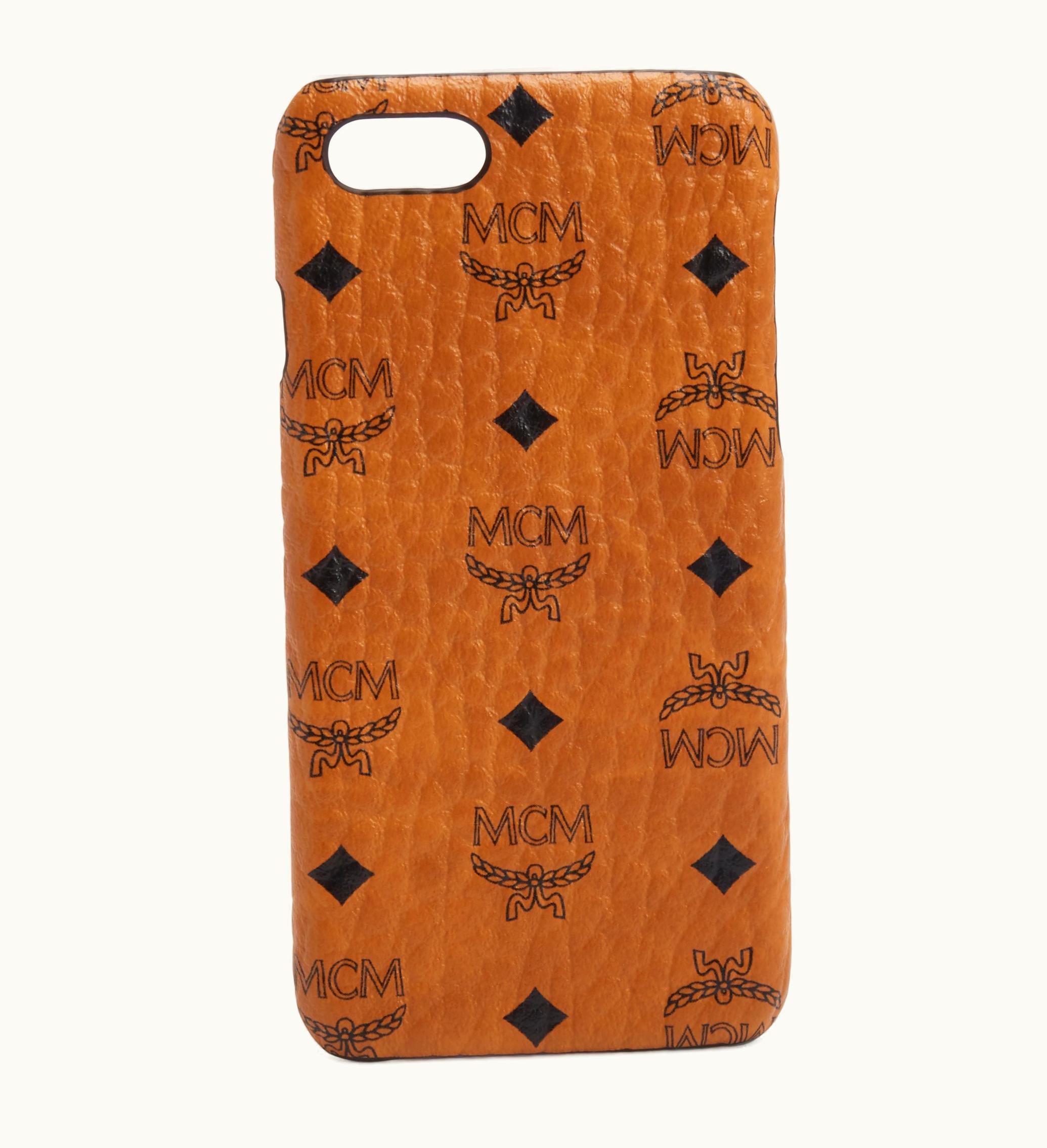MCM Iphone Case Visetos 6s 7 8 Cognac 1