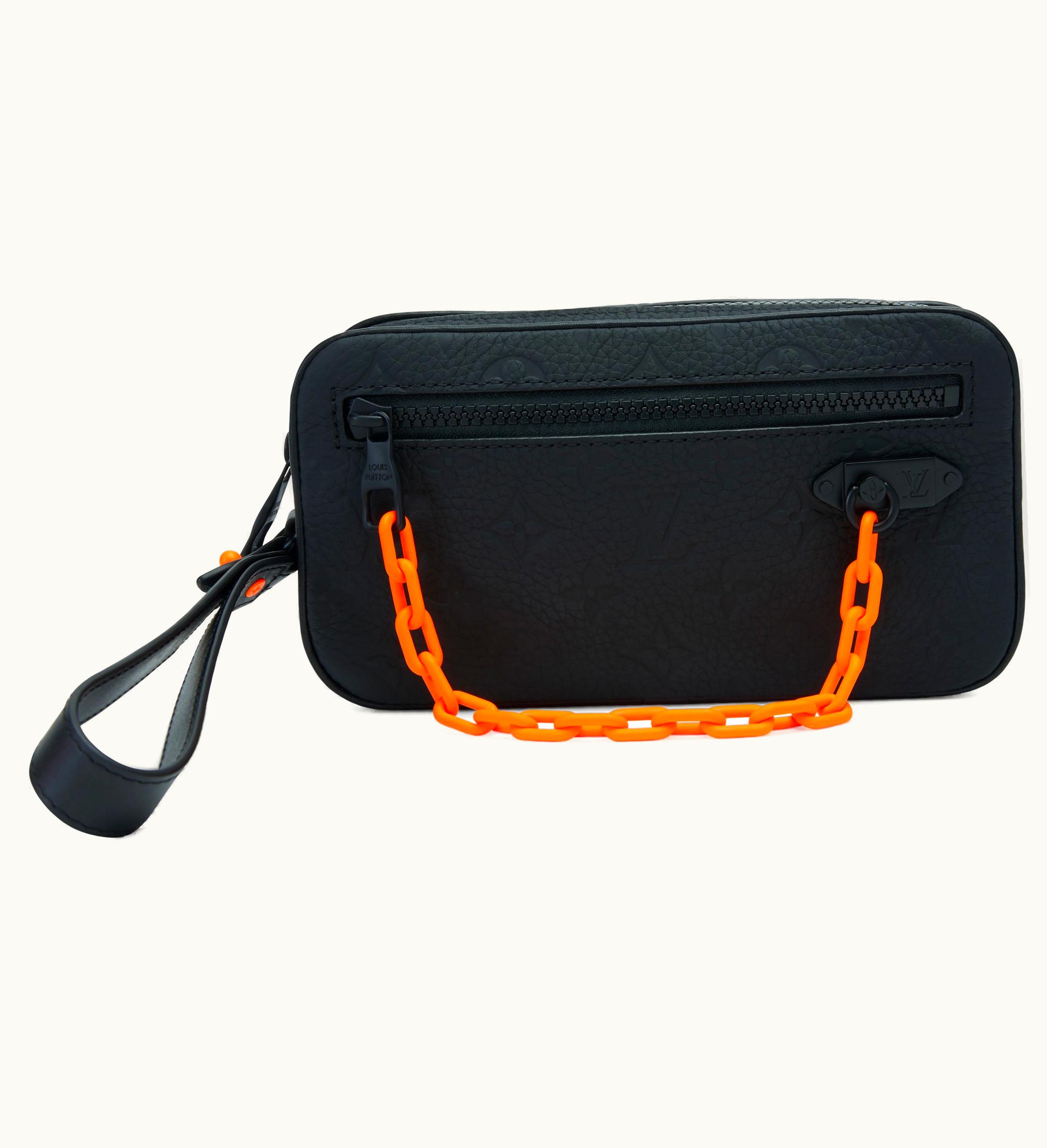 Louis Vuitton Louis Vuitton Pochette Volga Monogram Empreinte Orange Black