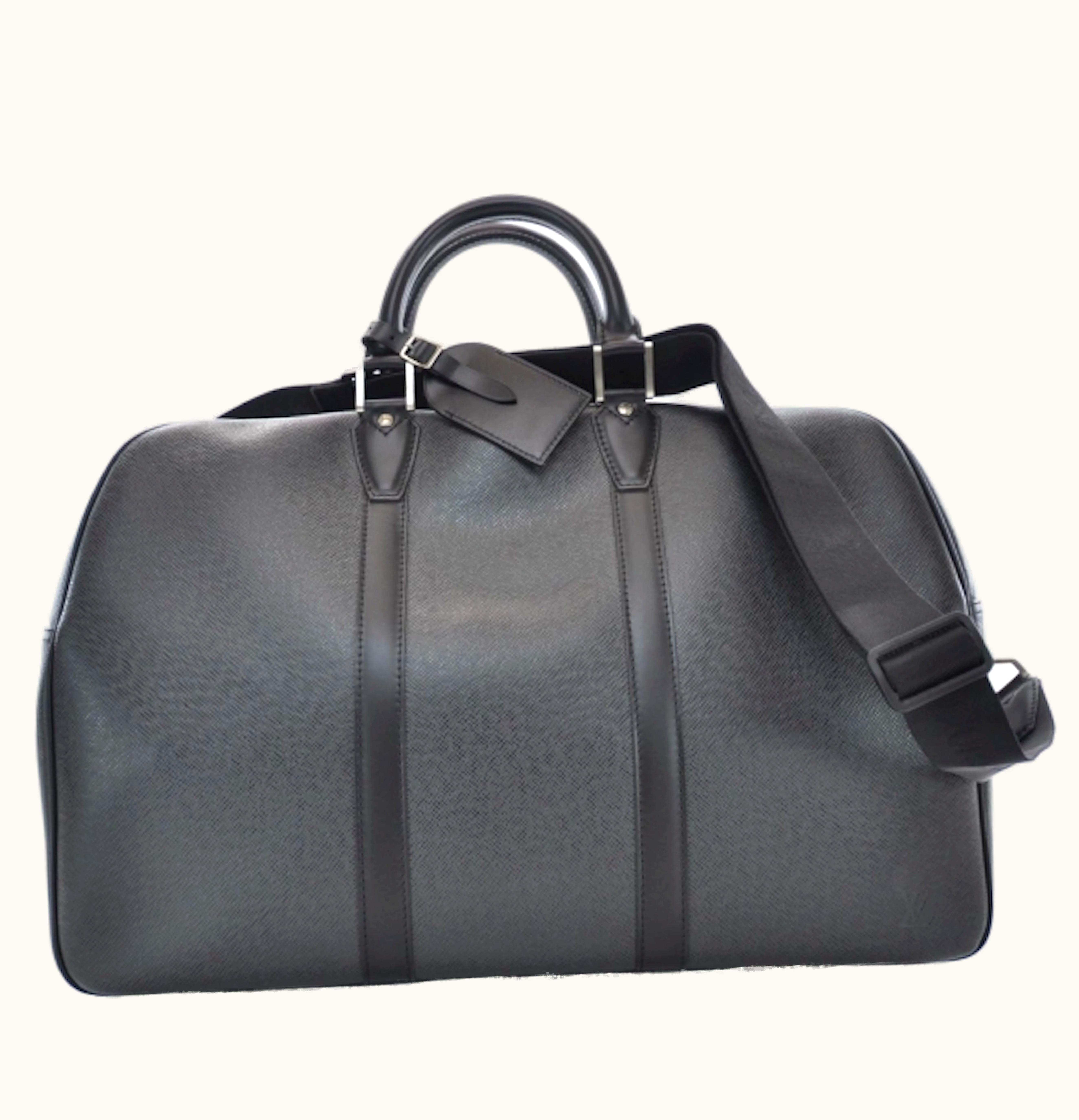 Louis Vuitton Louis Vuitton Luggage Kendall Taiga With Accessories PM Black