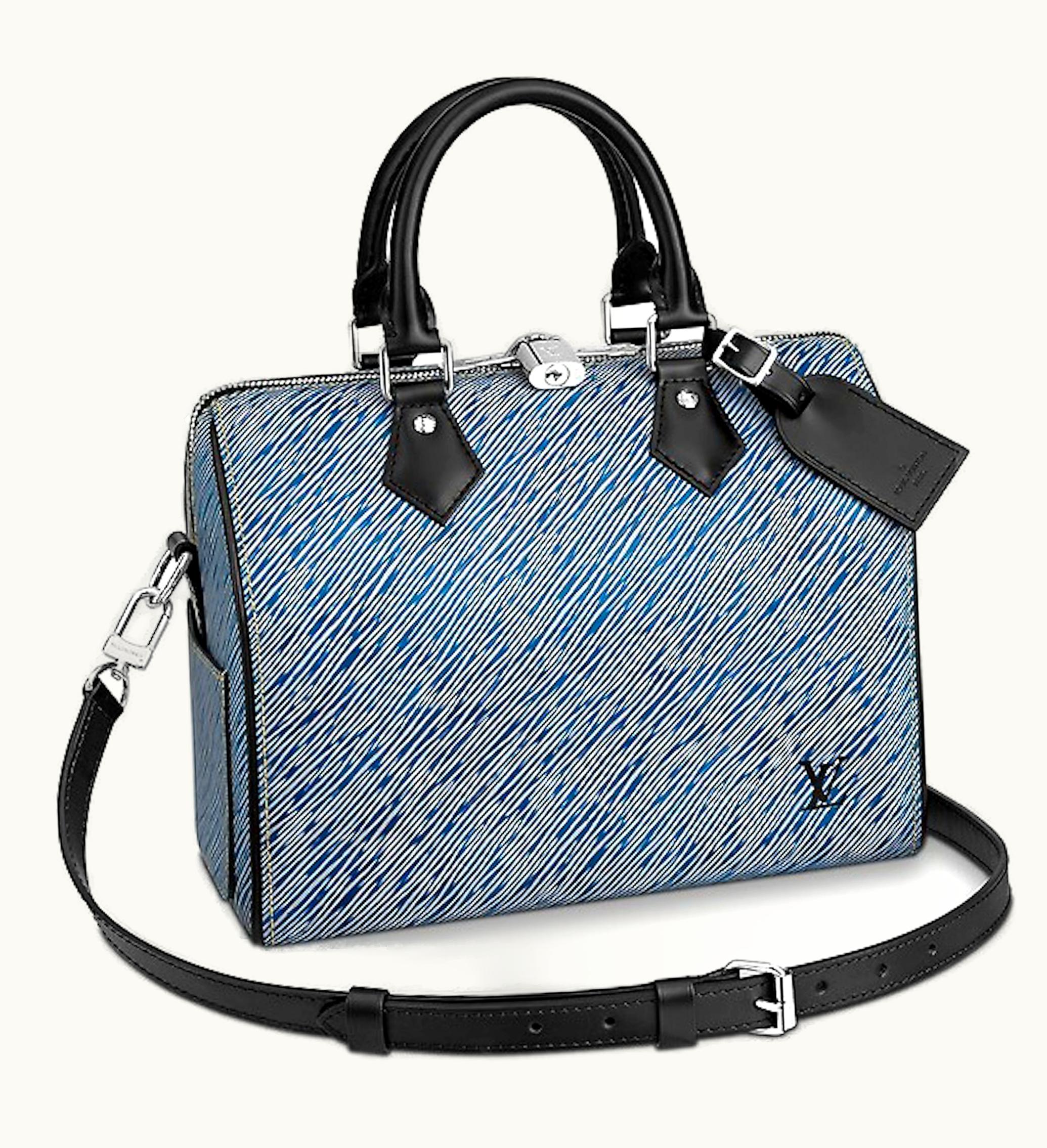 Louis Vuitton Louis Vuitton Speedy Bandouliere Epi 25 Denim