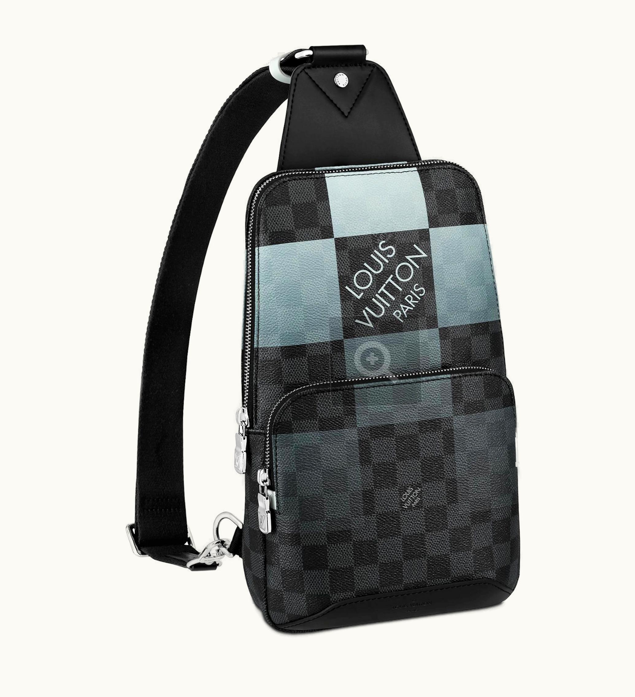 Louis Vuitton Louis Vuitton Sling Bag Avenue Damier Graphite Giant White