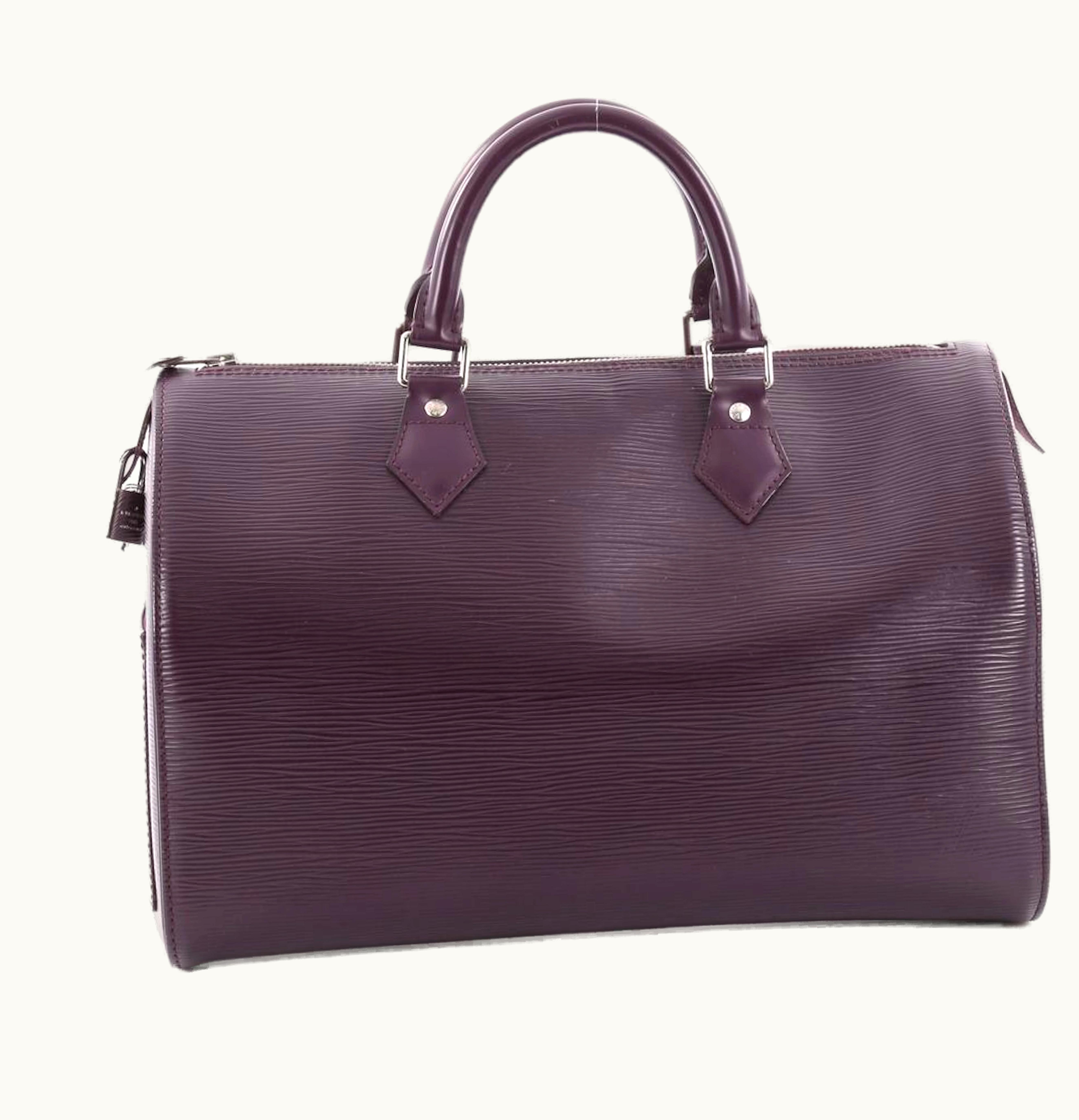Louis Vuitton Louis Vuitton Speedy 35 Epi Purple