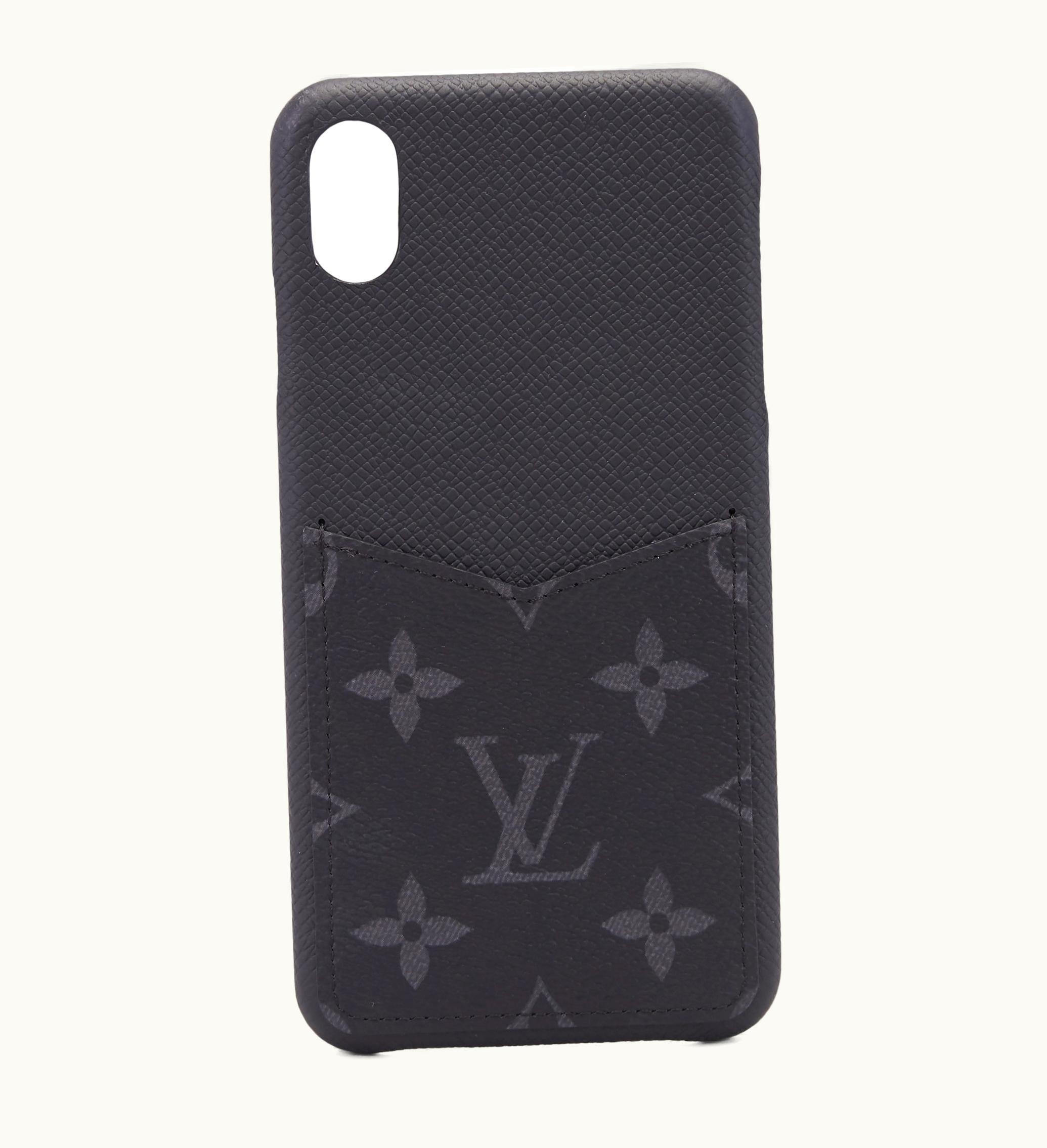 Louis Vuitton Louis Vuitton Iphone Case Monogram Eclipse XS Max Black