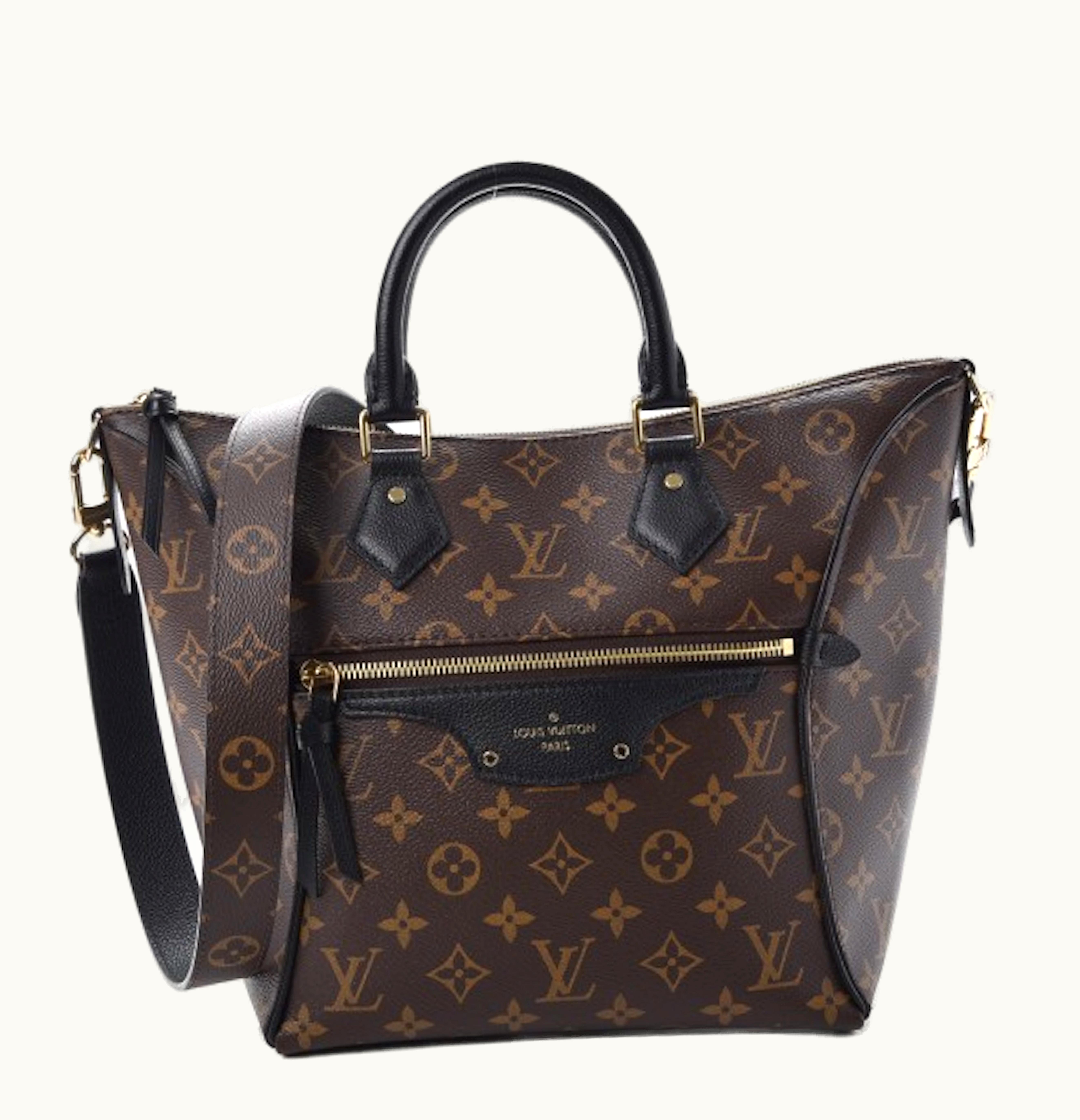 Louis Vuitton Louis Vuitton Tote Tournelle Monogram With Accessories PM Noir Black