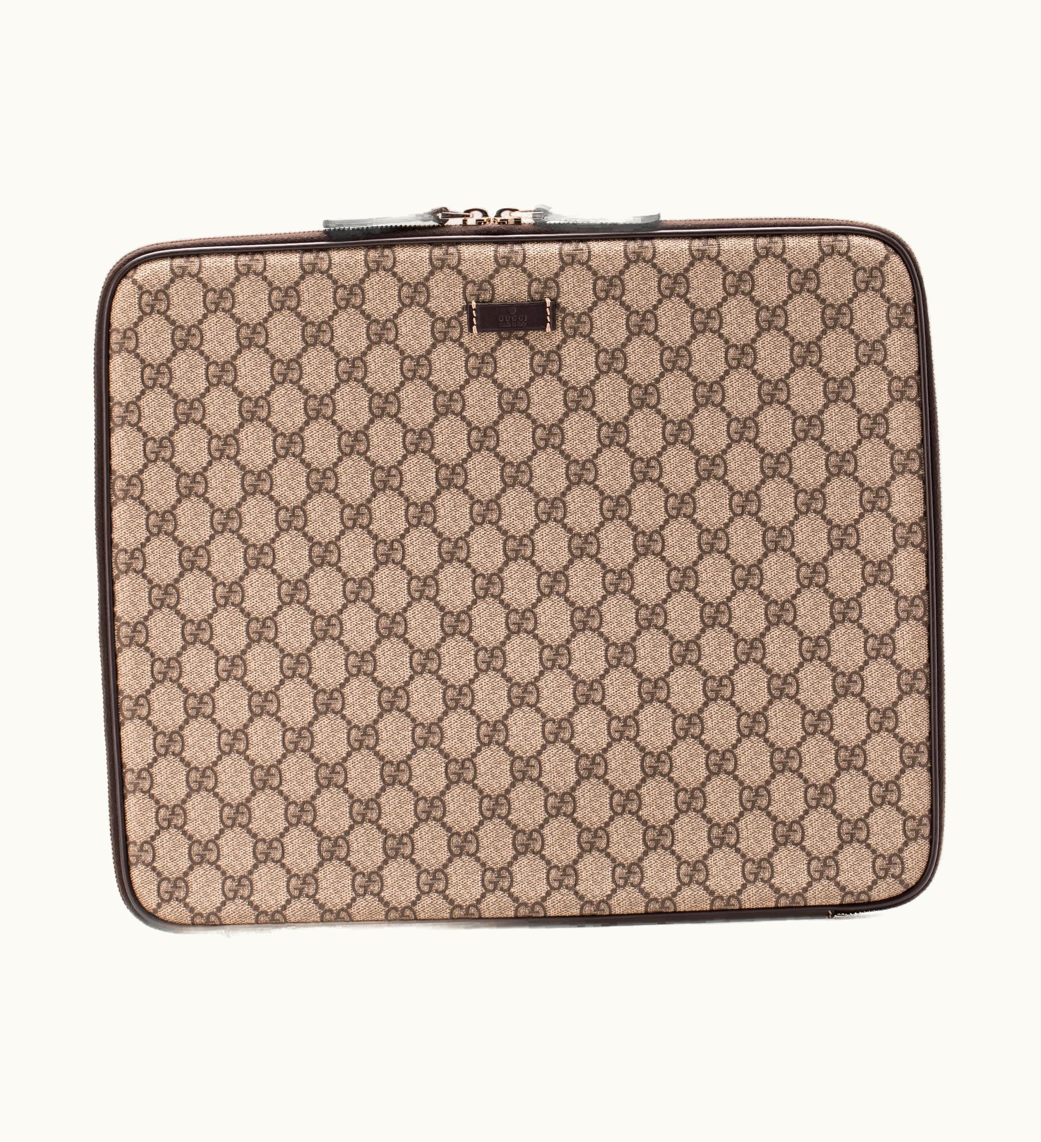 Gucci Gucci Laptop Case GG Brown