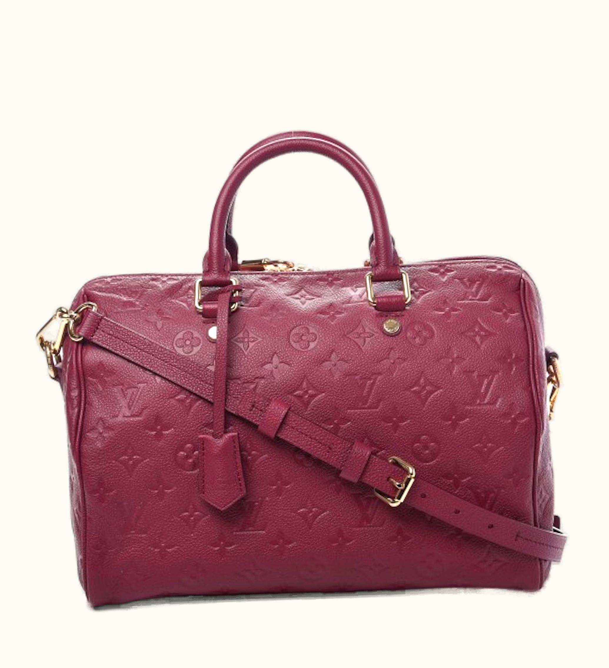 Louis Vuitton Louis Vuitton Speedy Bandouliere Monogram Empreinte 30 Aurore 1