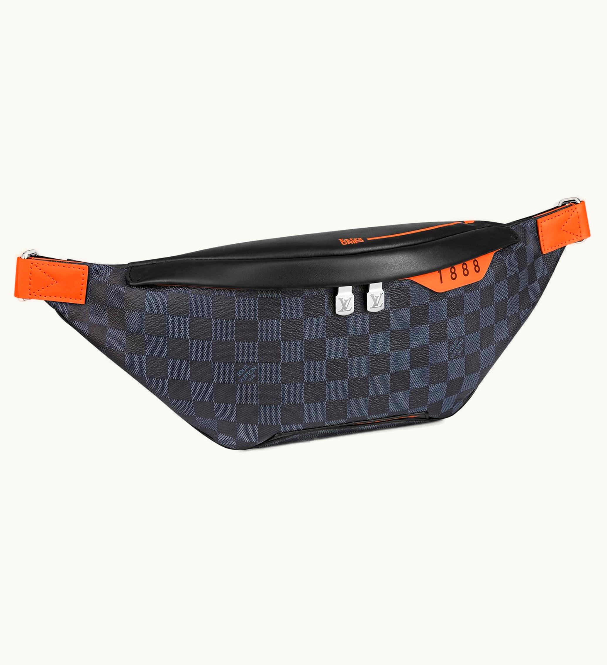 Louis Vuitton Louis Vuitton Discovery Bumbag Damier Cobalt Race Blue Orange